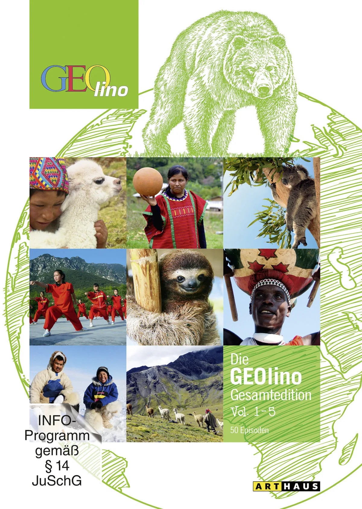 Die GEOlino Reportage Vol. 1-5  [5 DVDs] - DVD