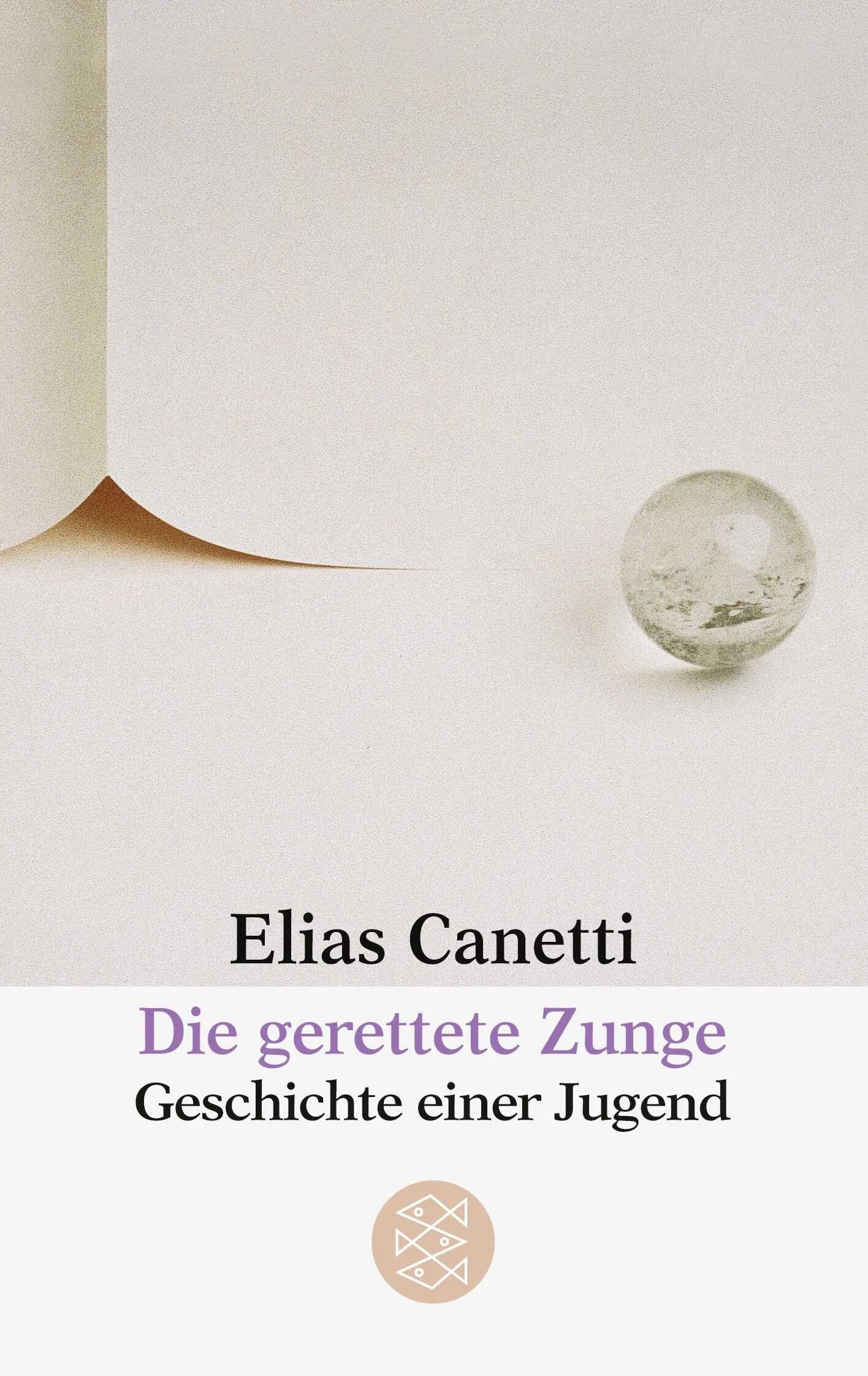 Buchcover von 'Die gerettete Zunge' - Taschenbuch von Elias Canetti