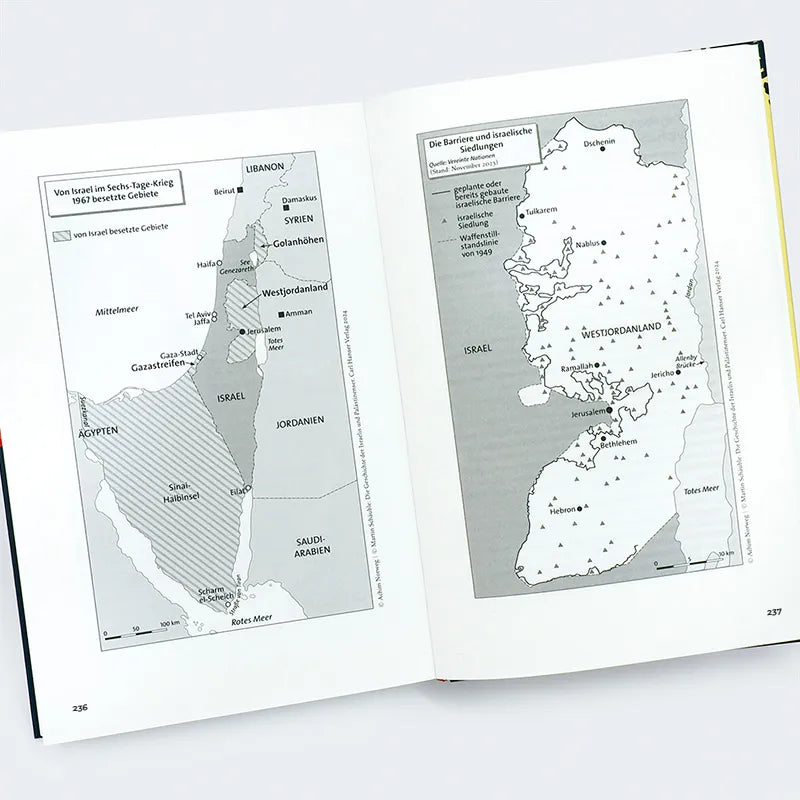 Produktansicht: Die Geschichte der Israelis und Palästinenser (Gebundene Ausgabe)