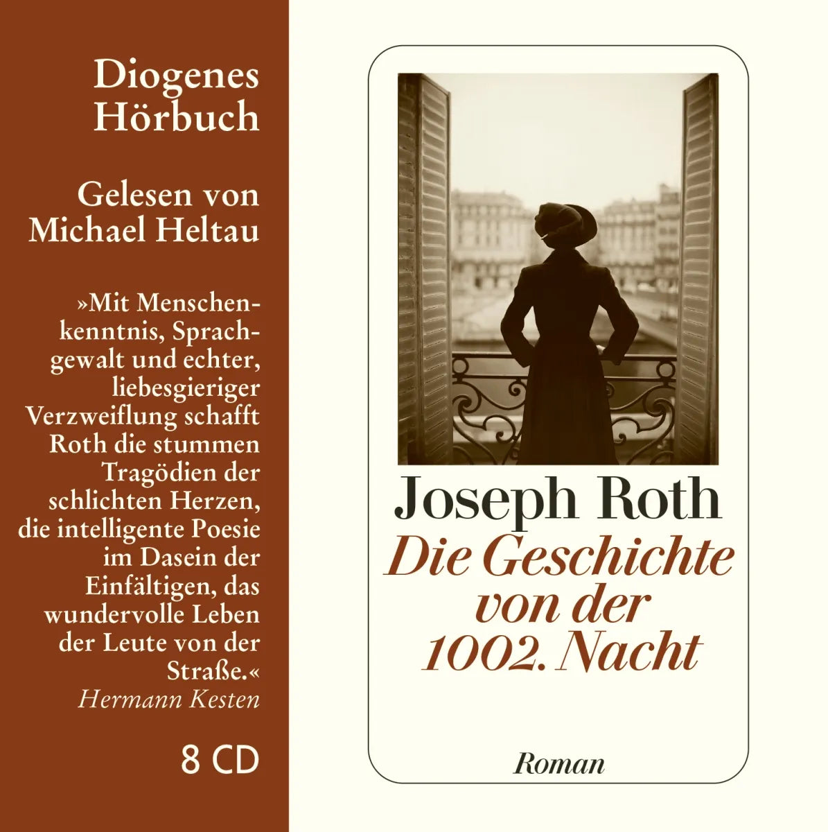 Buchcover von 'Die Geschichte von der 1002. Nacht' - Hörbuch (CD) von Joseph Roth