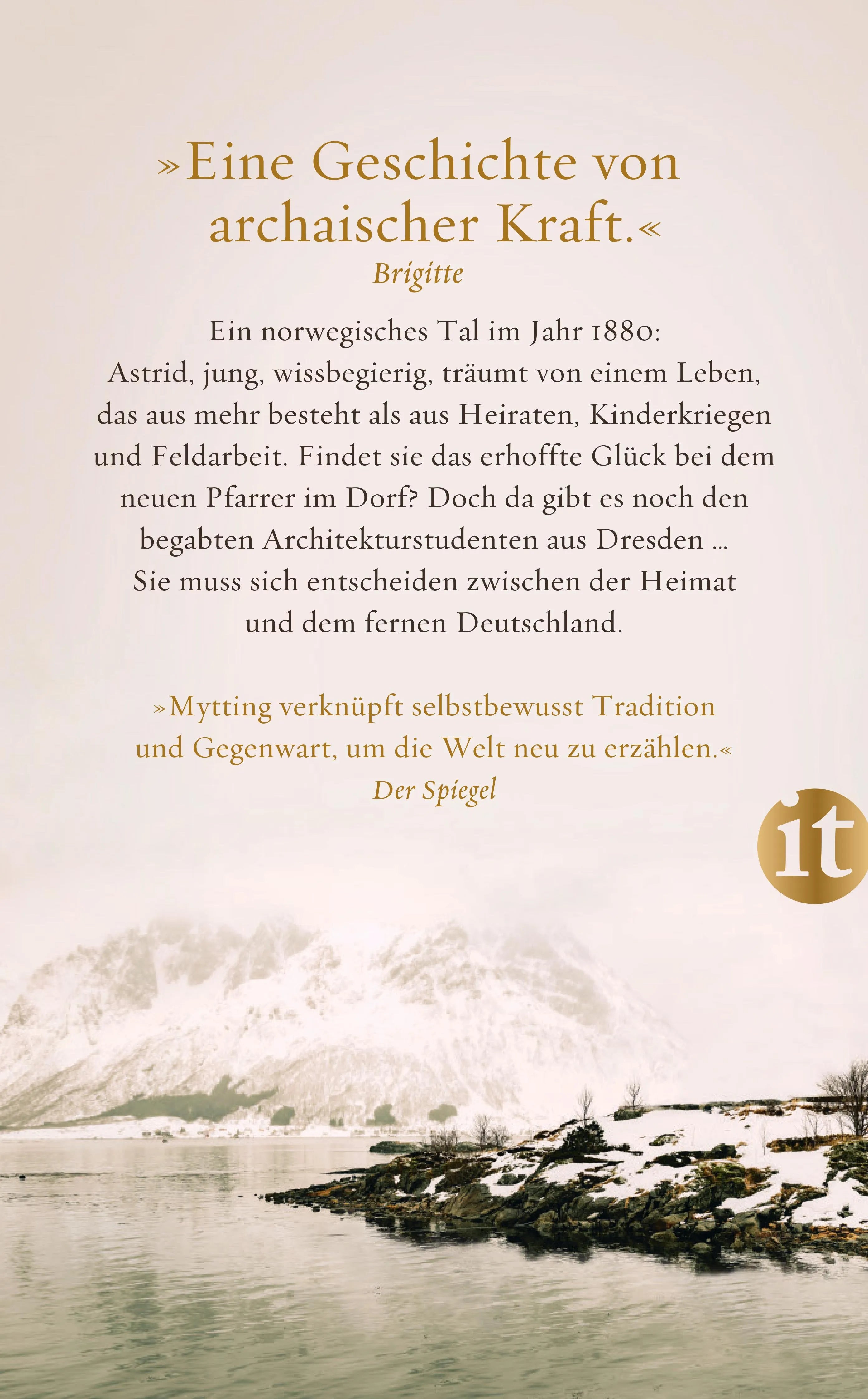 Buchrückseite von 'Die Glocke im See' mit Klappentext - Taschenbuch