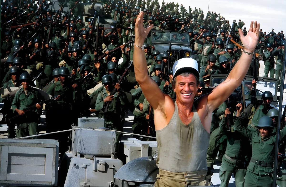 Filmszene 4 aus Die Glorreichen (Belmondo Collection) – Blu-ray. Regie: Henri Verneuil