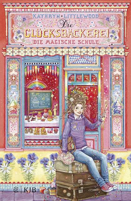 Buchcover von 'Die Glücksbäckerei – Die magische Schule' - Gebundene Ausgabe von Kathryn Littlewood