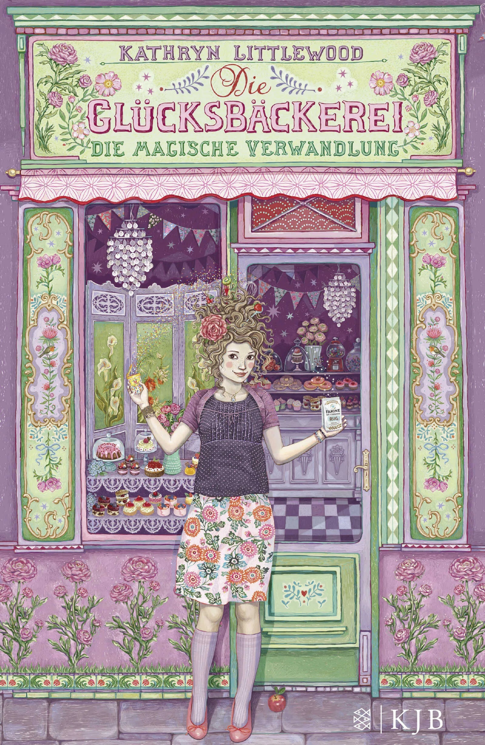 Buchcover von 'Die Glücksbäckerei – Die magische Verwandlung' - Gebundene Ausgabe von Kathryn Littlewood