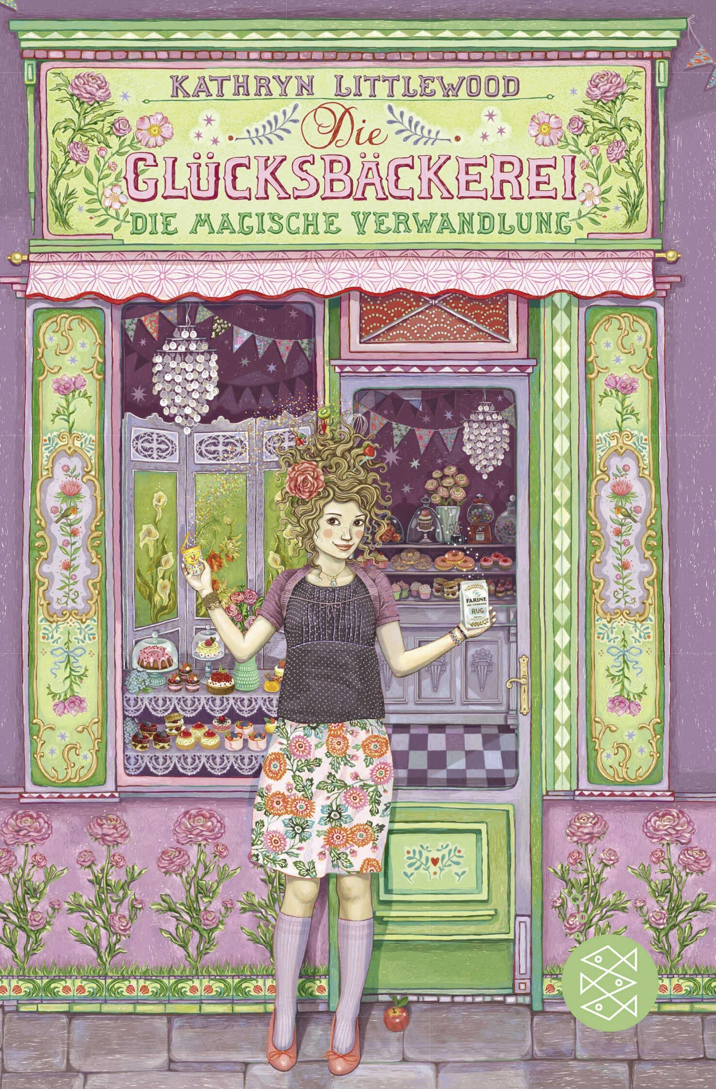 Buchcover von 'Die Glücksbäckerei – Die magische Verwandlung' - Taschenbuch von Kathryn Littlewood