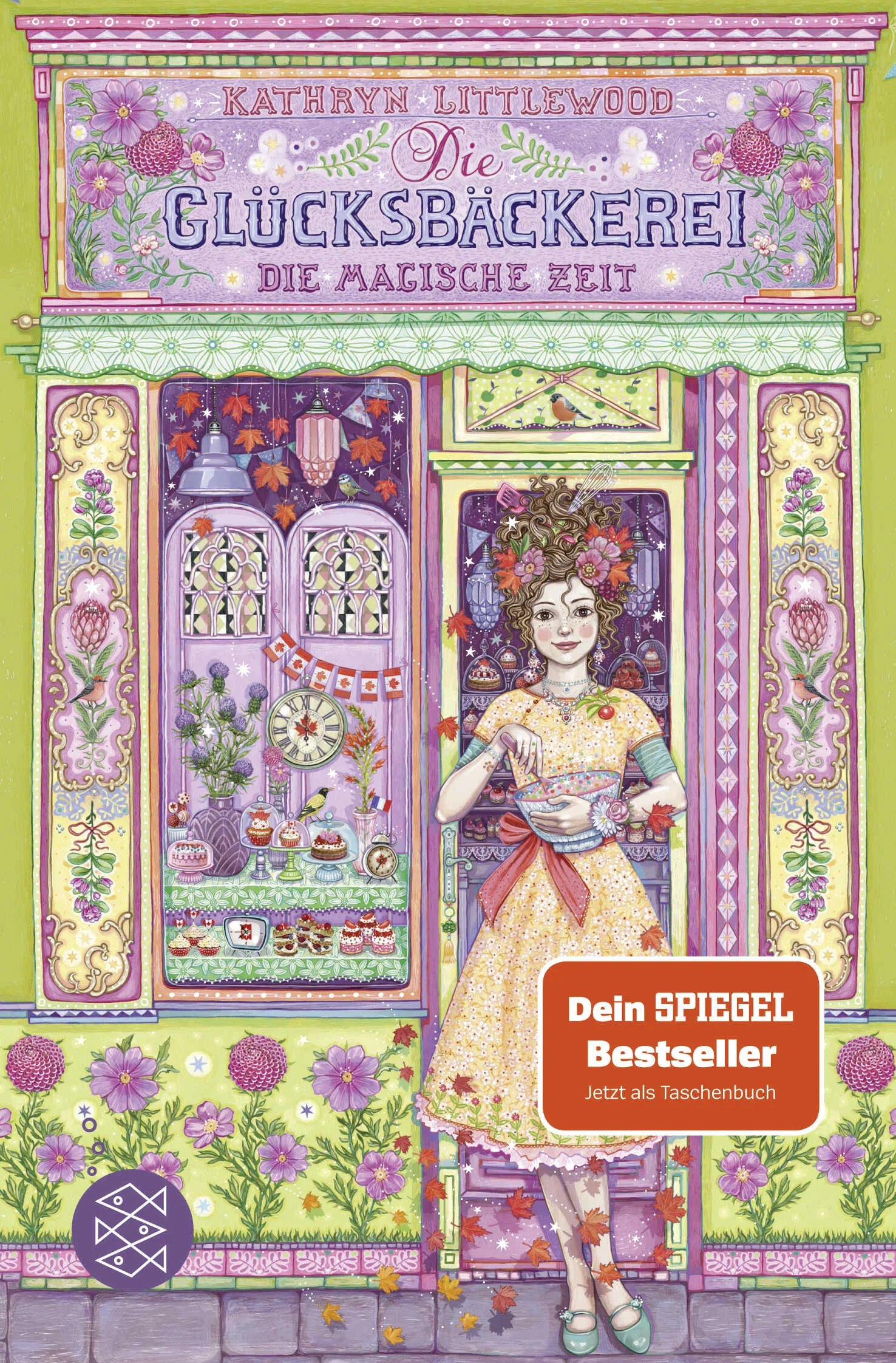 Buchcover von 'Die Glücksbäckerei – Die magische Zeit' - Taschenbuch von Kathryn Littlewood