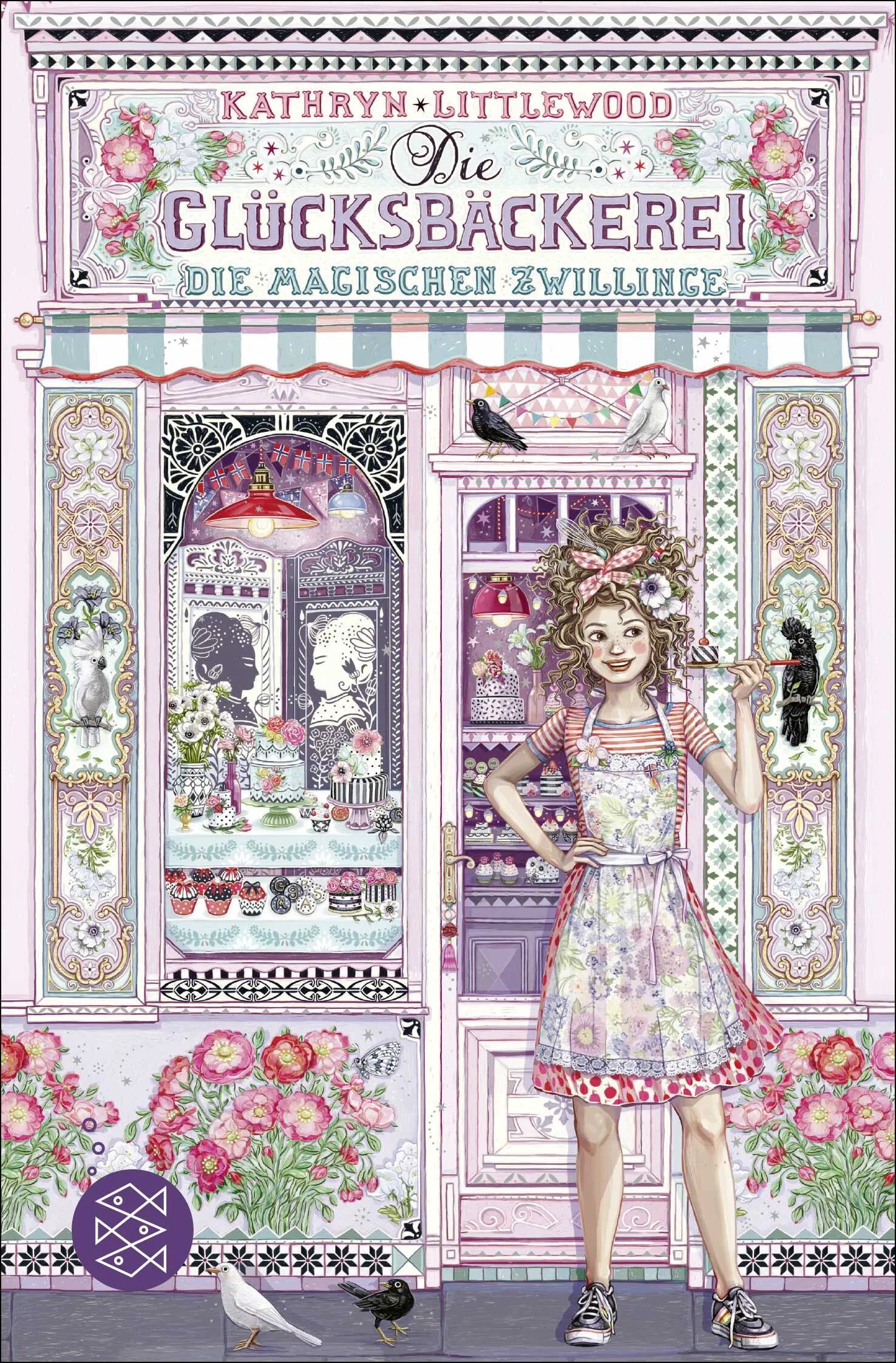 Buchcover von 'Die Glücksbäckerei – Die magischen Zwillinge' - Taschenbuch von Kathryn Littlewood