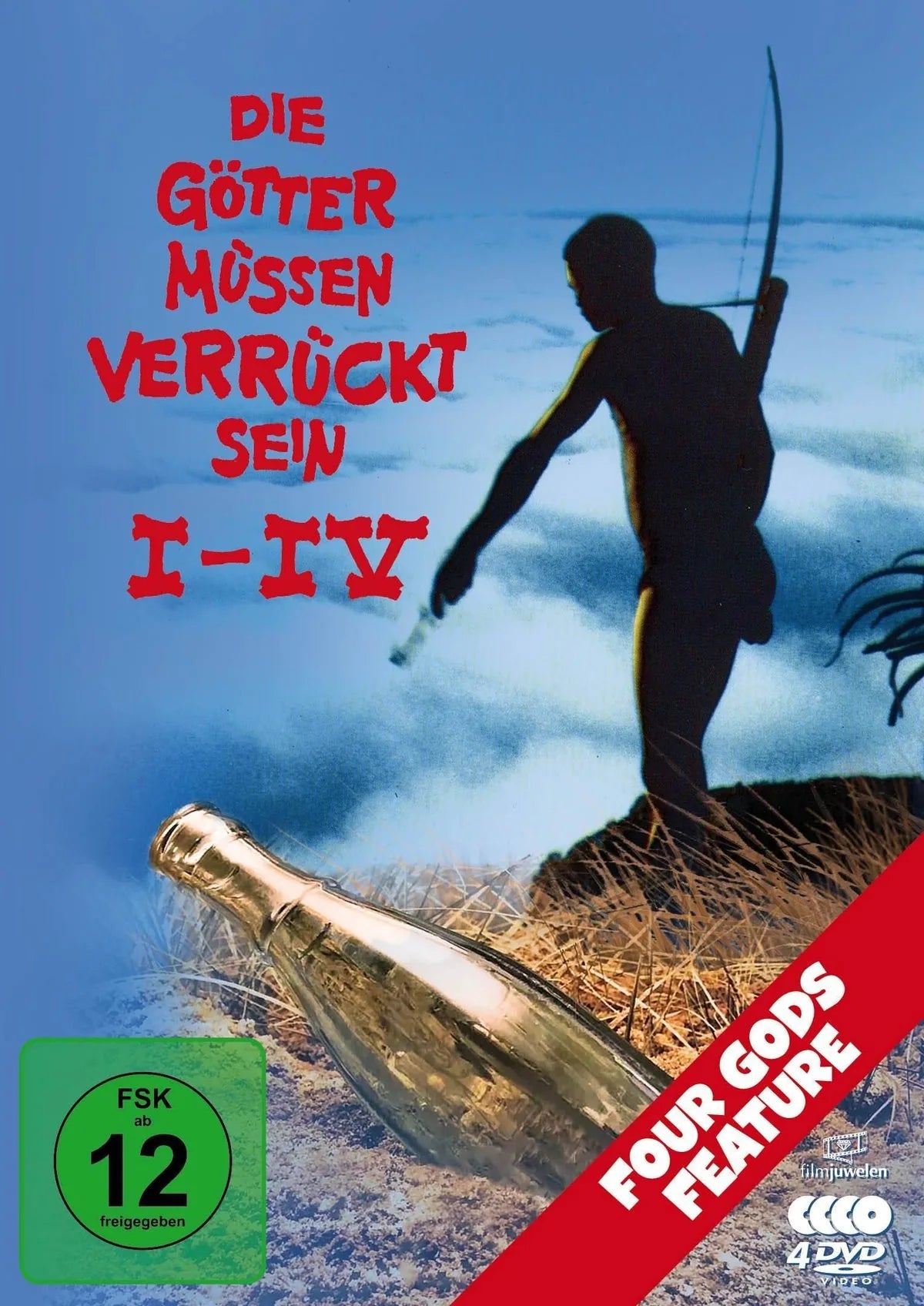 Die Götter müssen verrückt sein I-IV / Four Gods - DVD