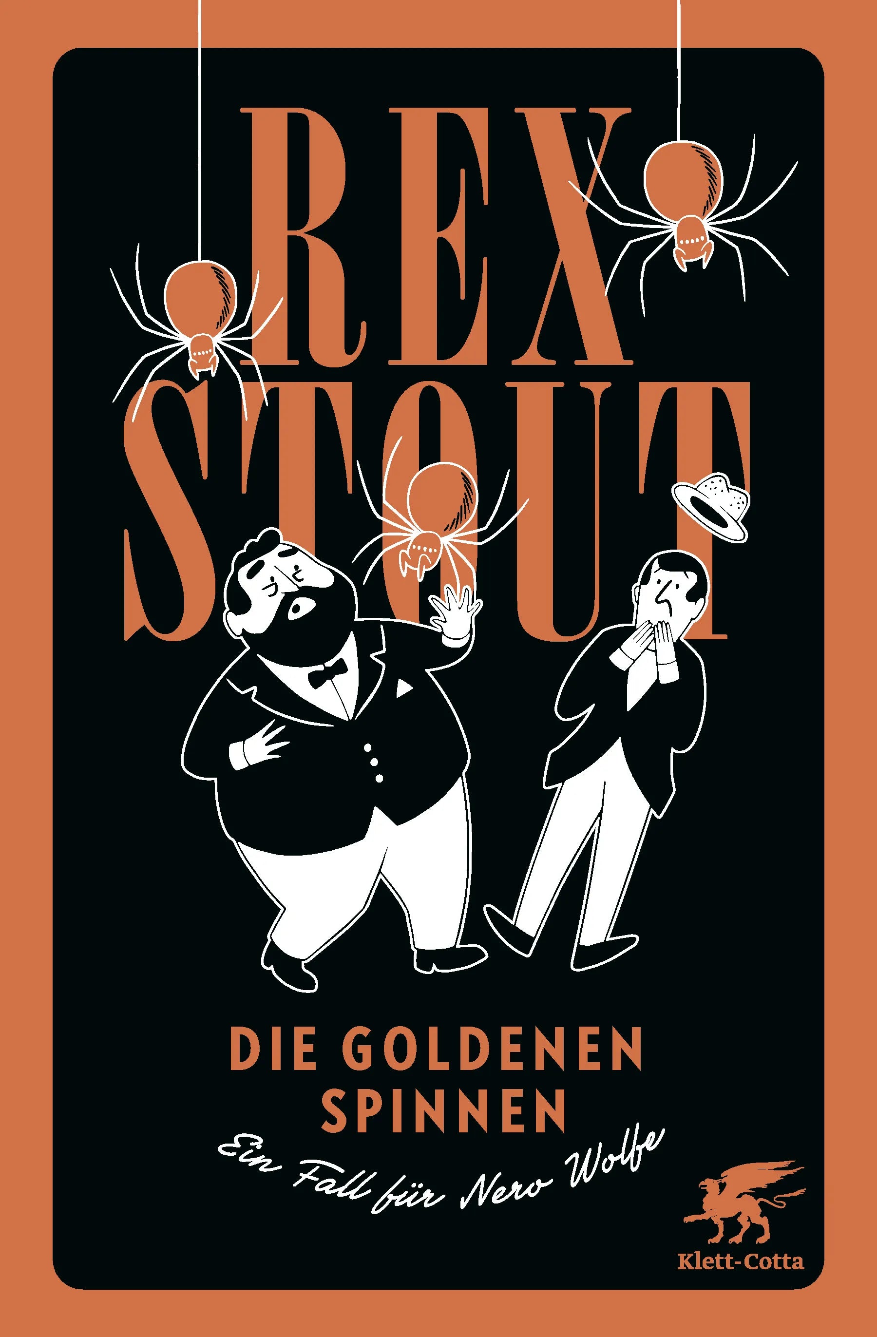 Buchcover von 'Die goldenen Spinnen' - Gebundene Ausgabe von Rex Stout