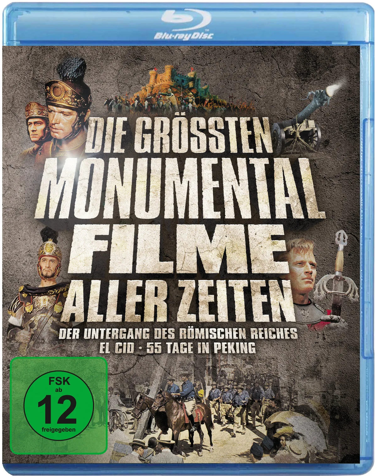 Die grössten Monumentalfilme aller ...  [3 BRs] - Blu-ray Disc
