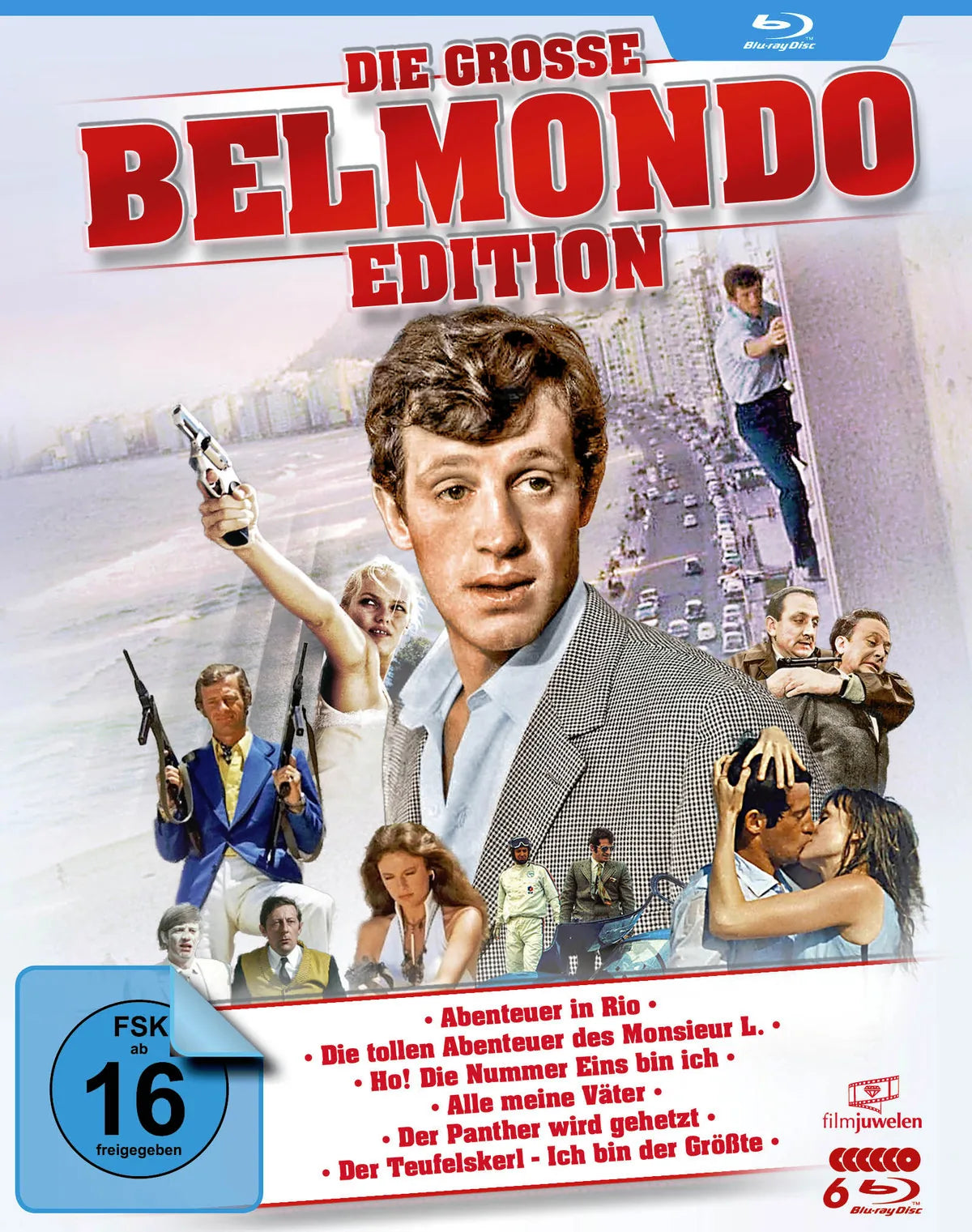 Die große Belmondo-Edition  [6 BRs] - Blu-ray Disc