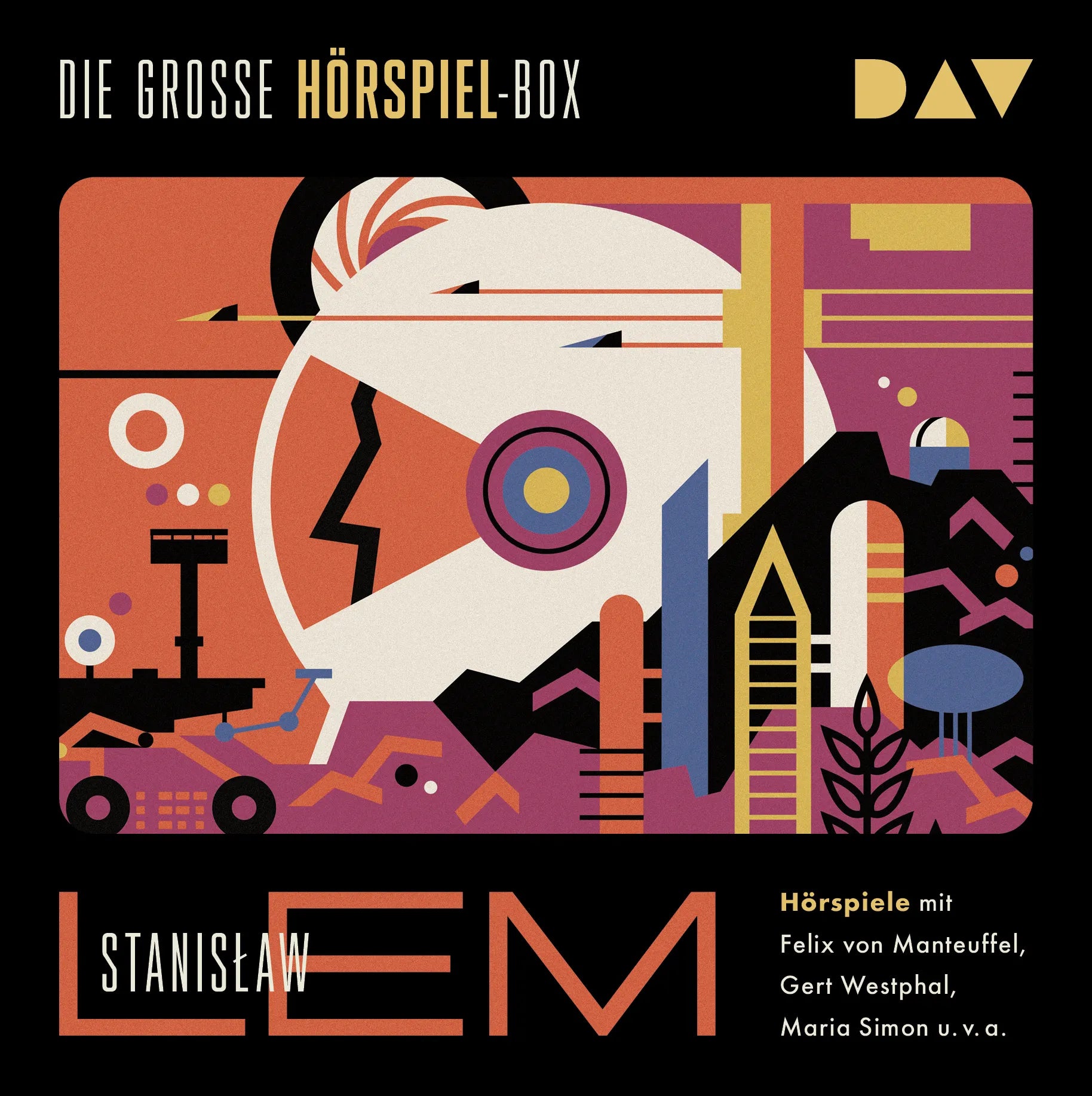 Buchcover von 'Die große Hörspiel-Box' - Hörbuch (CD) von Stanisław Lem