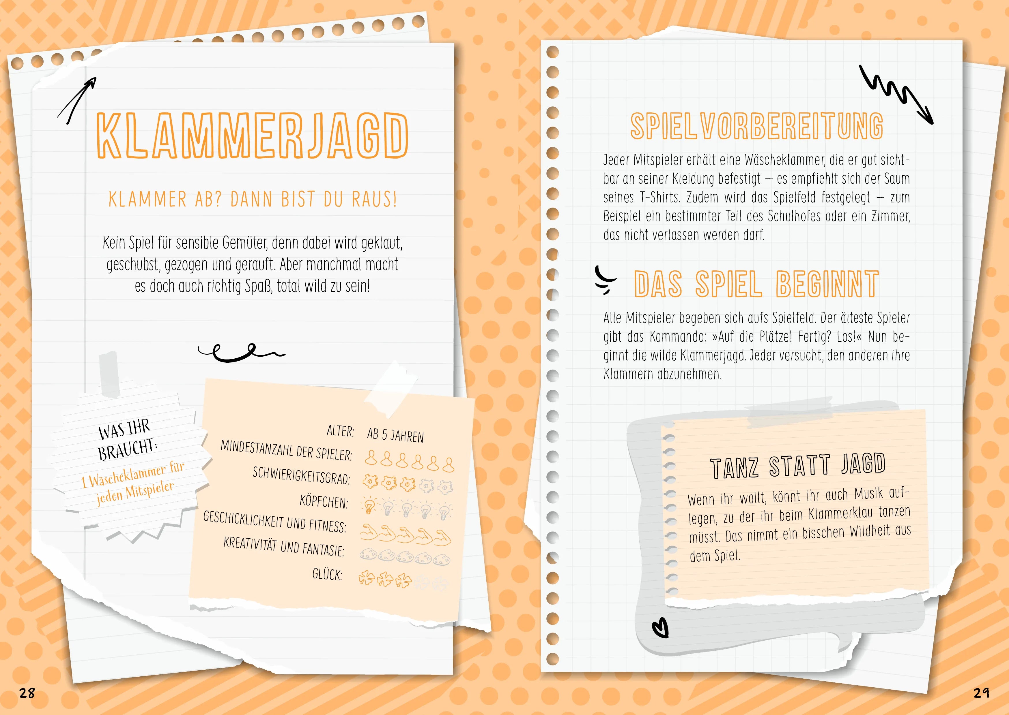 Innenansicht von 'Die große Spielesammlung für Kinder' - Taschenbuch