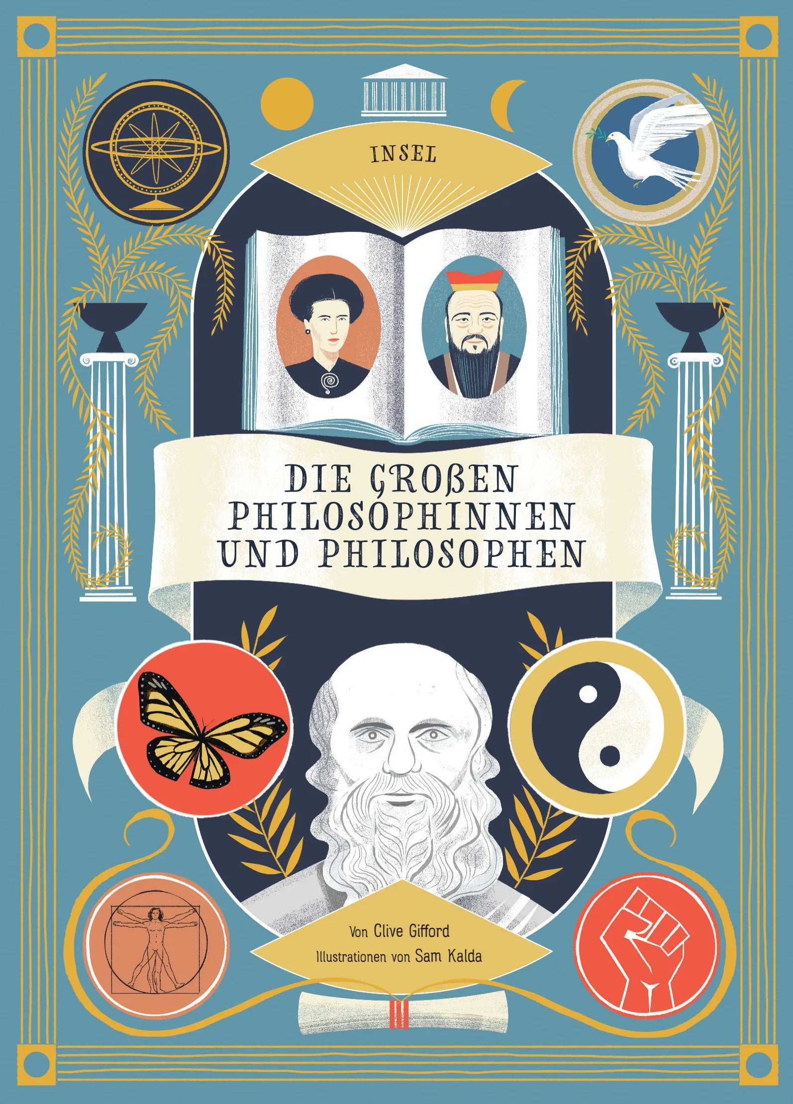 Buchcover von 'Die großen Philosophinnen und Philosophen' - Gebundene Ausgabe von Clive Gifford