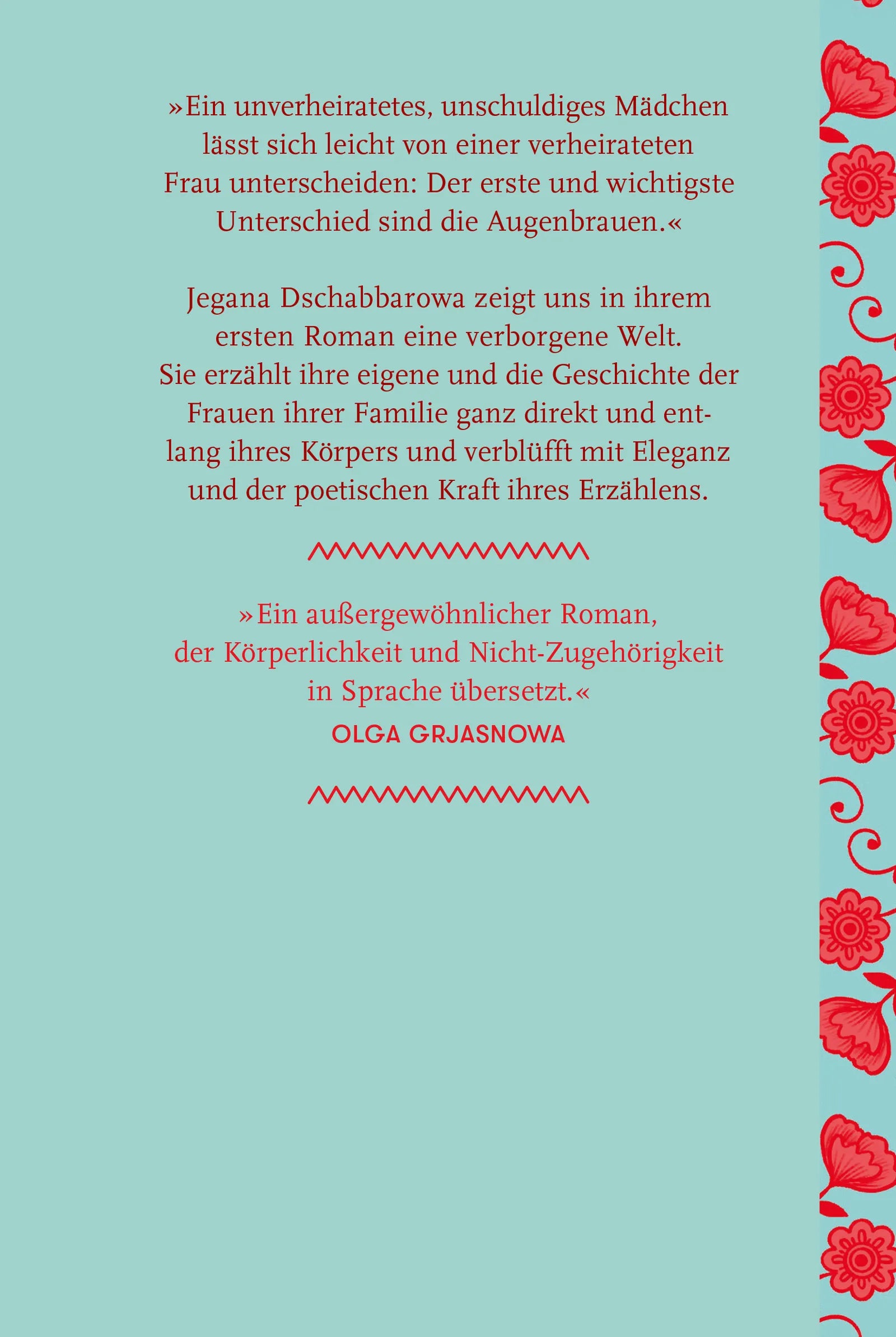 Jegana Dschabbarowa - Die Hände der Frauen in meiner Familie waren nicht zum Schreiben bestimmt