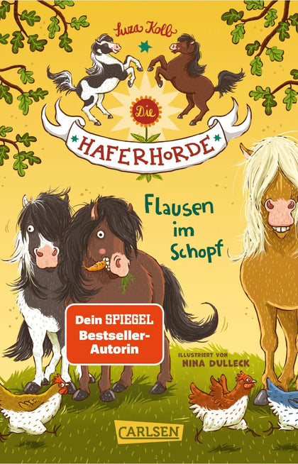 Buchcover von 'Die Haferhorde 1: Flausen im Schopf' - Taschenbuch von Suza Kolb