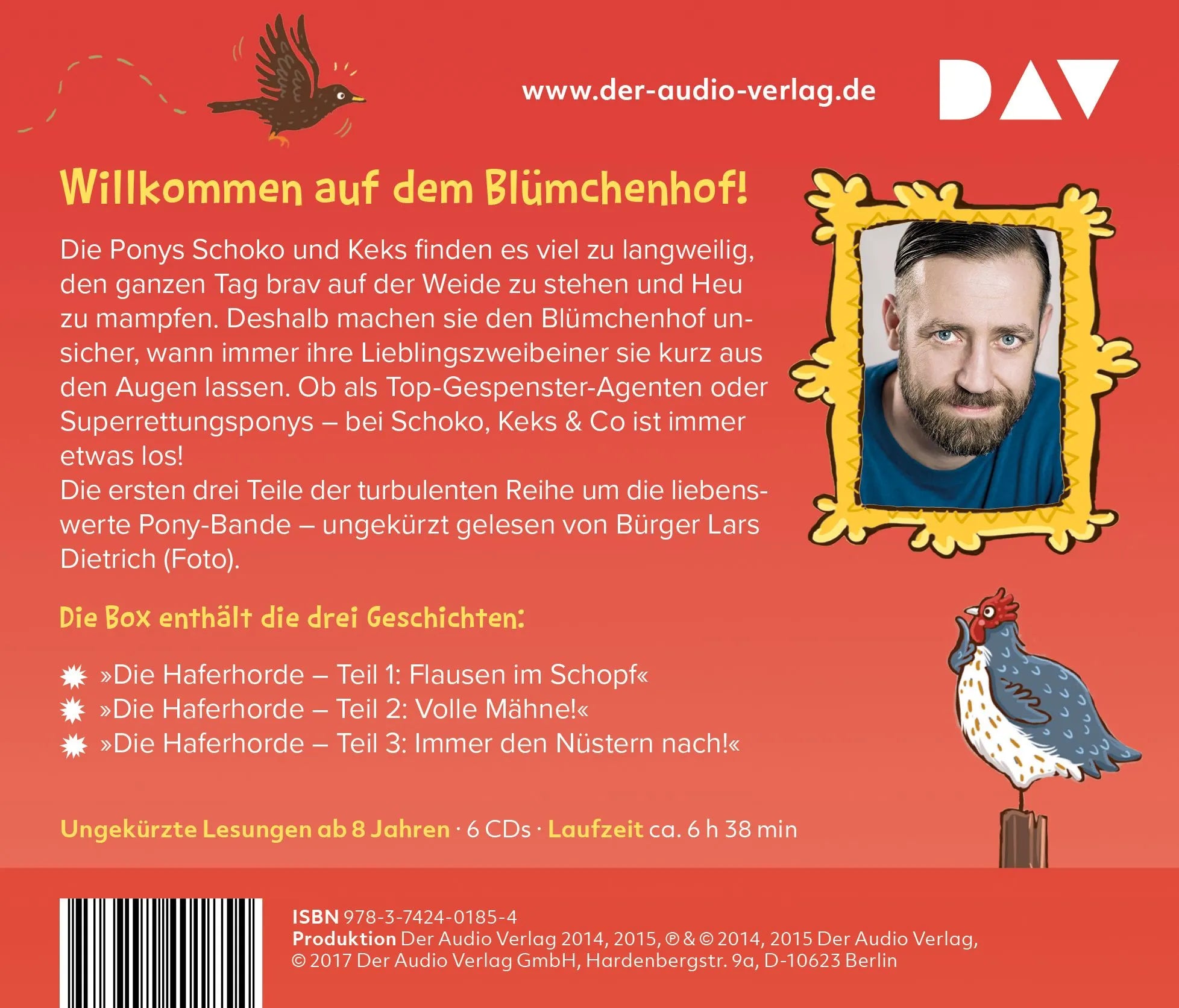 Rückseite: Die Haferhorde – Die große Box 1 (Hörbuch CD)