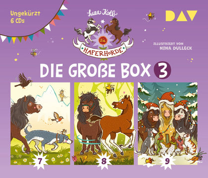 Cover: Die Haferhorde – Die große Box 3 (Hörbuch CD) von Suza Kolb