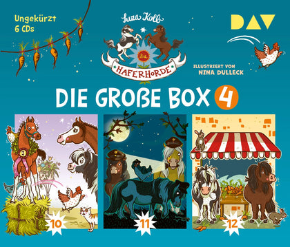 Cover: Die Haferhorde – Die große Box 4 (Hörbuch CD) von Suza Kolb