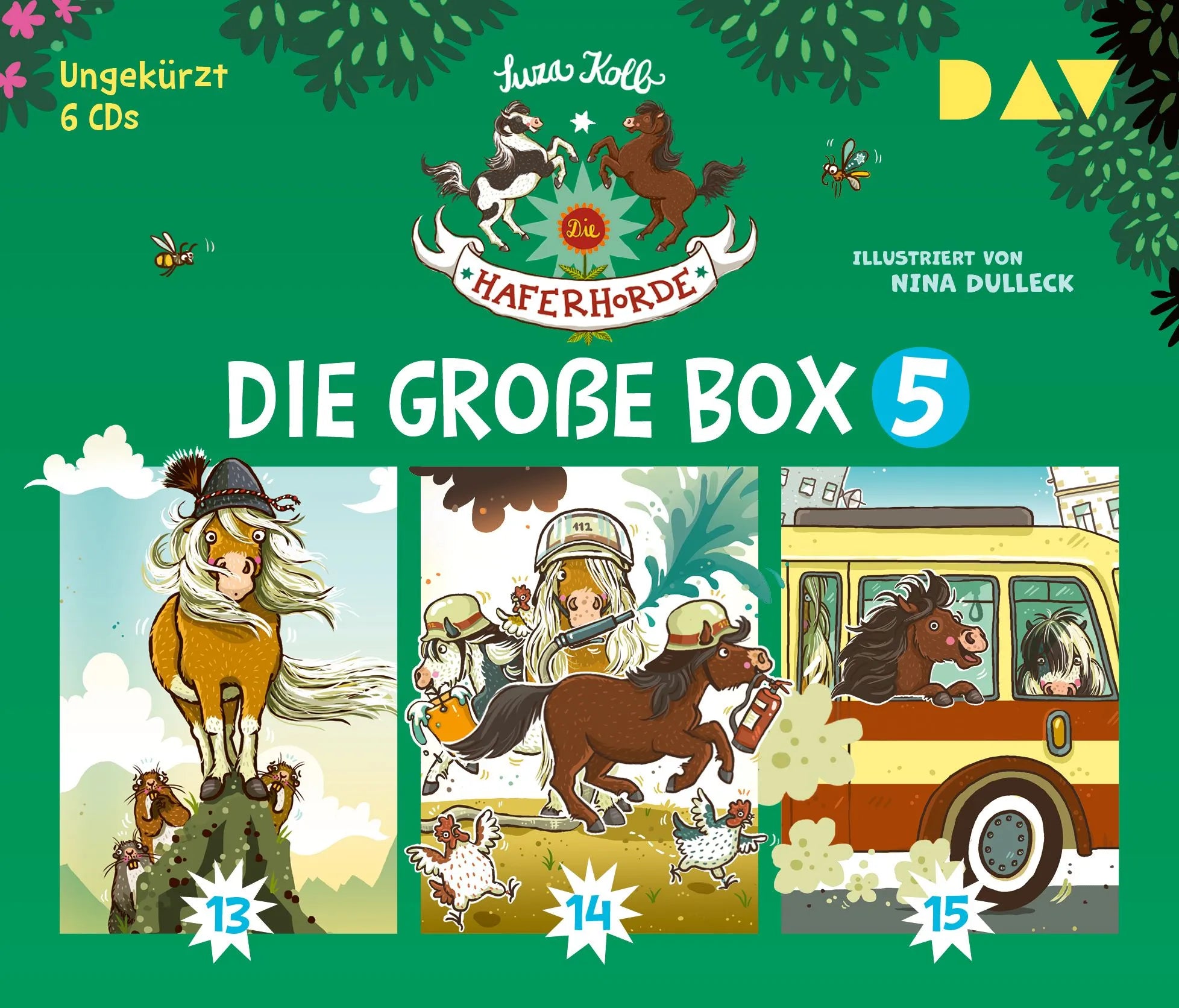 Cover: Die Haferhorde – Die große Box 5 (Hörbuch CD) von Suza Kolb