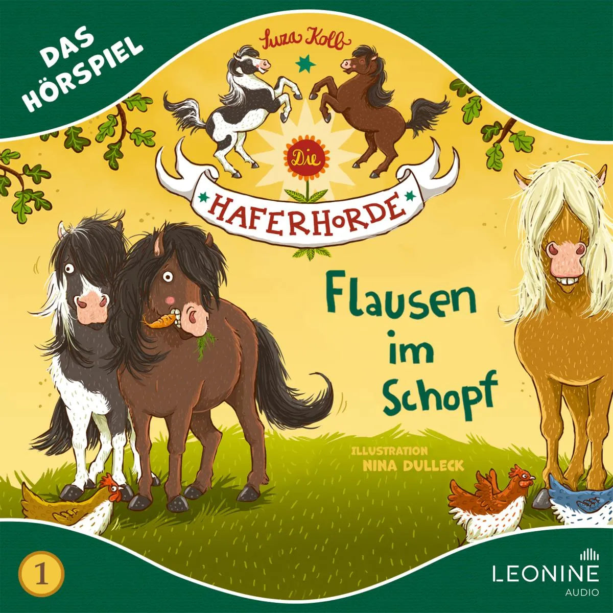Cover: Die Haferhorde - Flausen im Schopf (Hörbuch Download) von Suza Kolb