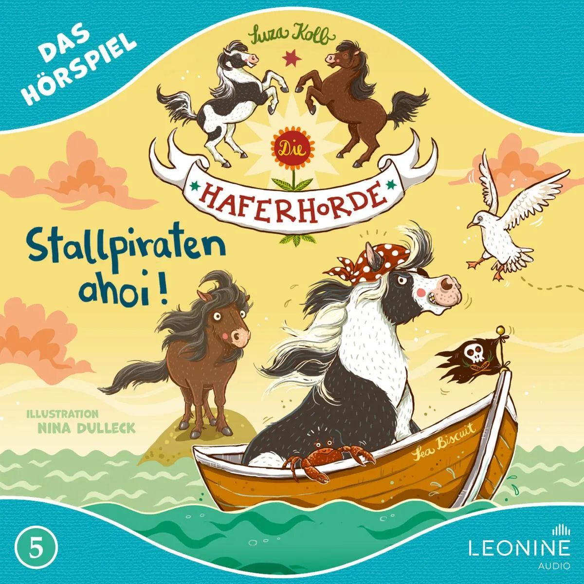 Cover: Die Haferhorde - Stallpiraten ahoi! (Hörbuch Download) von Suza Kolb
