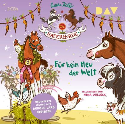Buchcover von 'Die Haferhorde – Teil 10: Für kein Heu der Welt' - Hörbuch (CD) von Suza Kolb