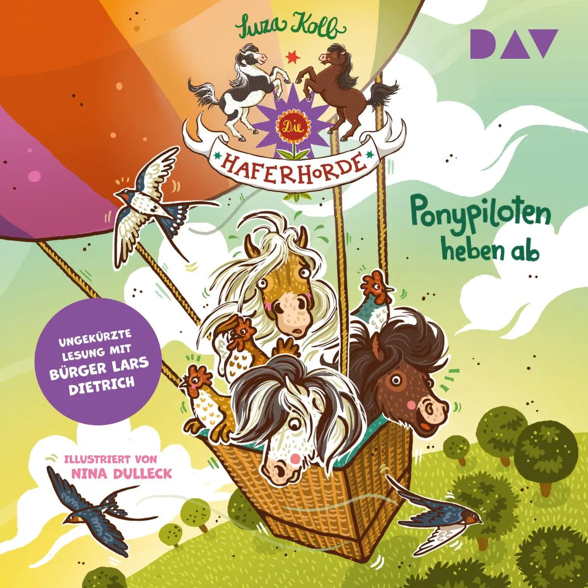 Cover: Die Haferhorde - Teil 22: Ponypiloten heben ab (Hörbuch Download) von Suza Kolb