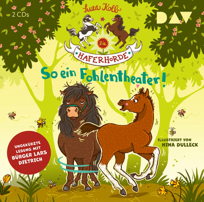 Buchcover von 'Die Haferhorde – Teil 8: So ein Fohlentheater!' - Hörbuch (CD) von Suza Kolb