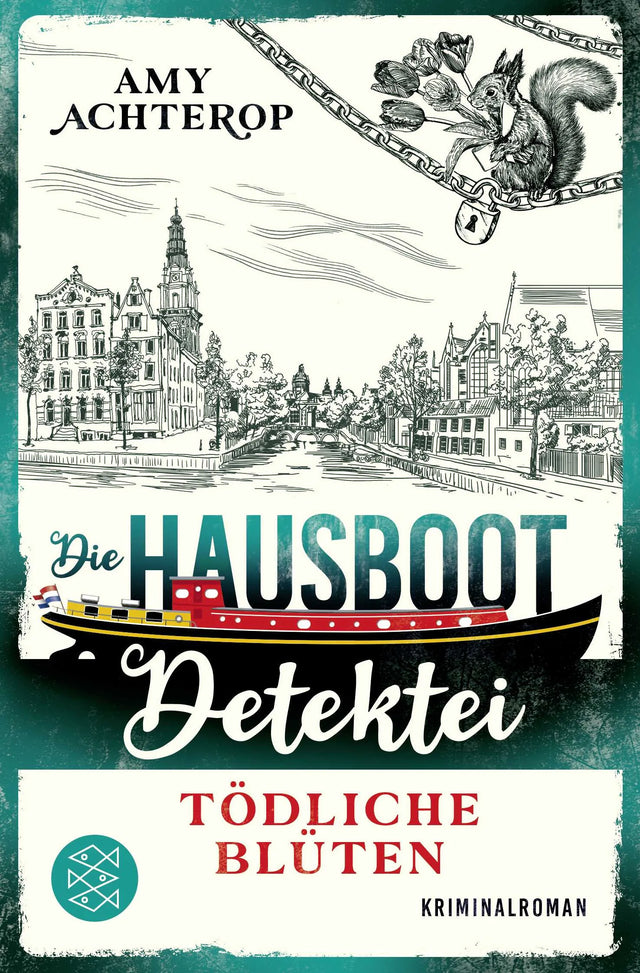 Buchcover von 'Die Hausboot-Detektei - Tödliche Blüten' - Taschenbuch von Amy Achterop