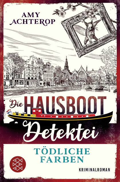 Buchcover von 'Die Hausboot-Detektei - Tödliche Farben' - Taschenbuch von Amy Achterop