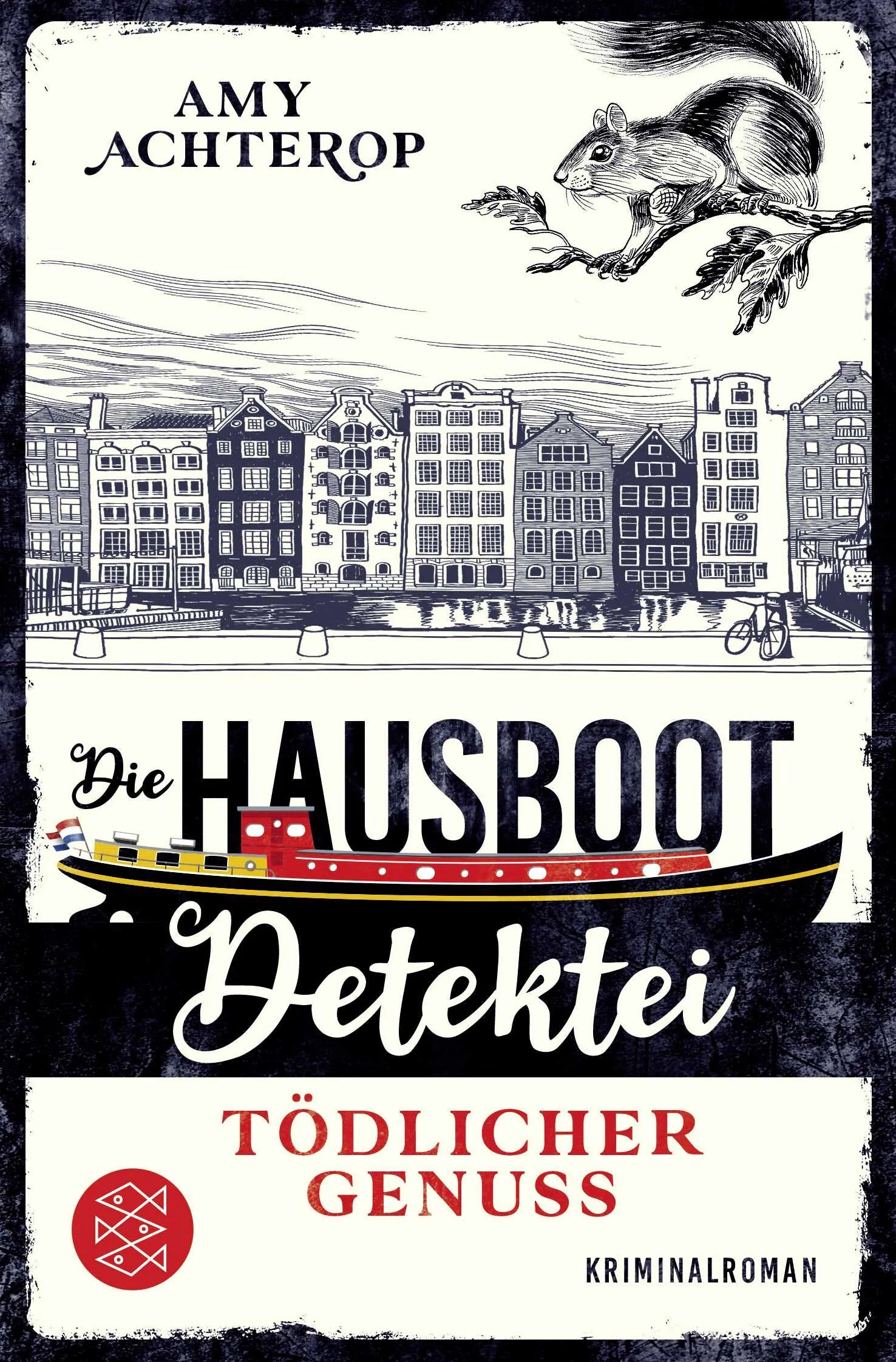 Buchcover von 'Die Hausboot-Detektei - Tödlicher Genuss' - Taschenbuch von Amy Achterop