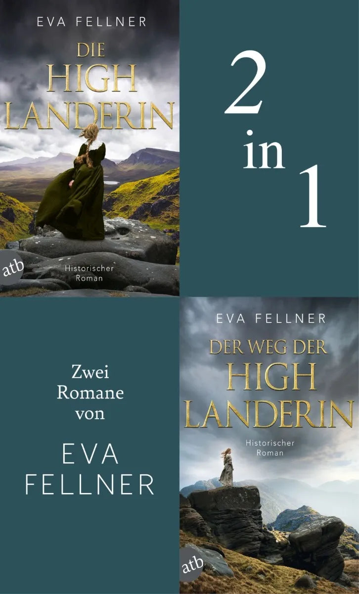 Cover: Die Highlanderin & Der Weg der Highlanderin (E-Book) von Eva Fellner