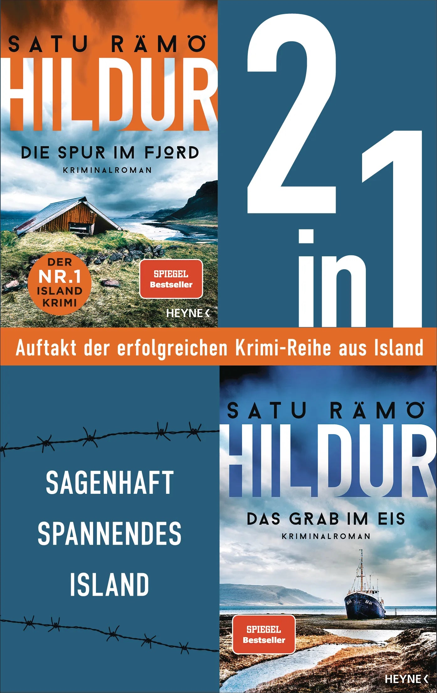 Cover: Die Hildur-Reihe Band 1-2: Die Spur im Fjord/ Das Grab im Eis (E-Book) von Satu Rämö