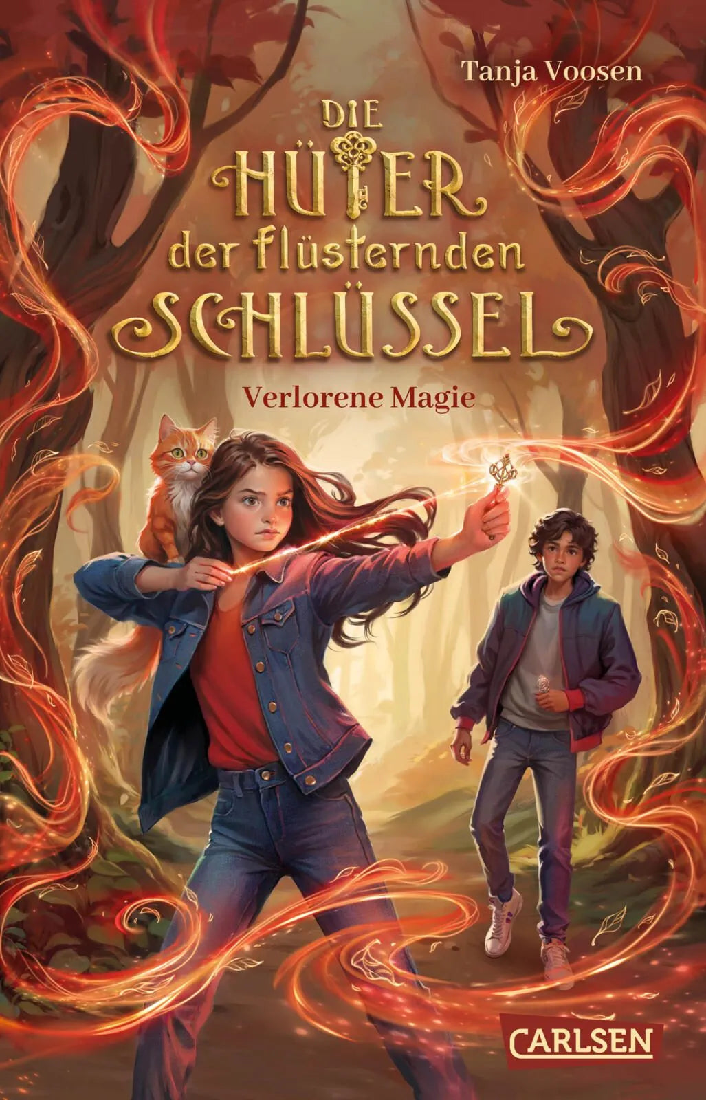 Cover: Die Hüter der flüsternden Schlüssel 1: Verlorene Magie (Taschenbuch) von Tanja Voosen