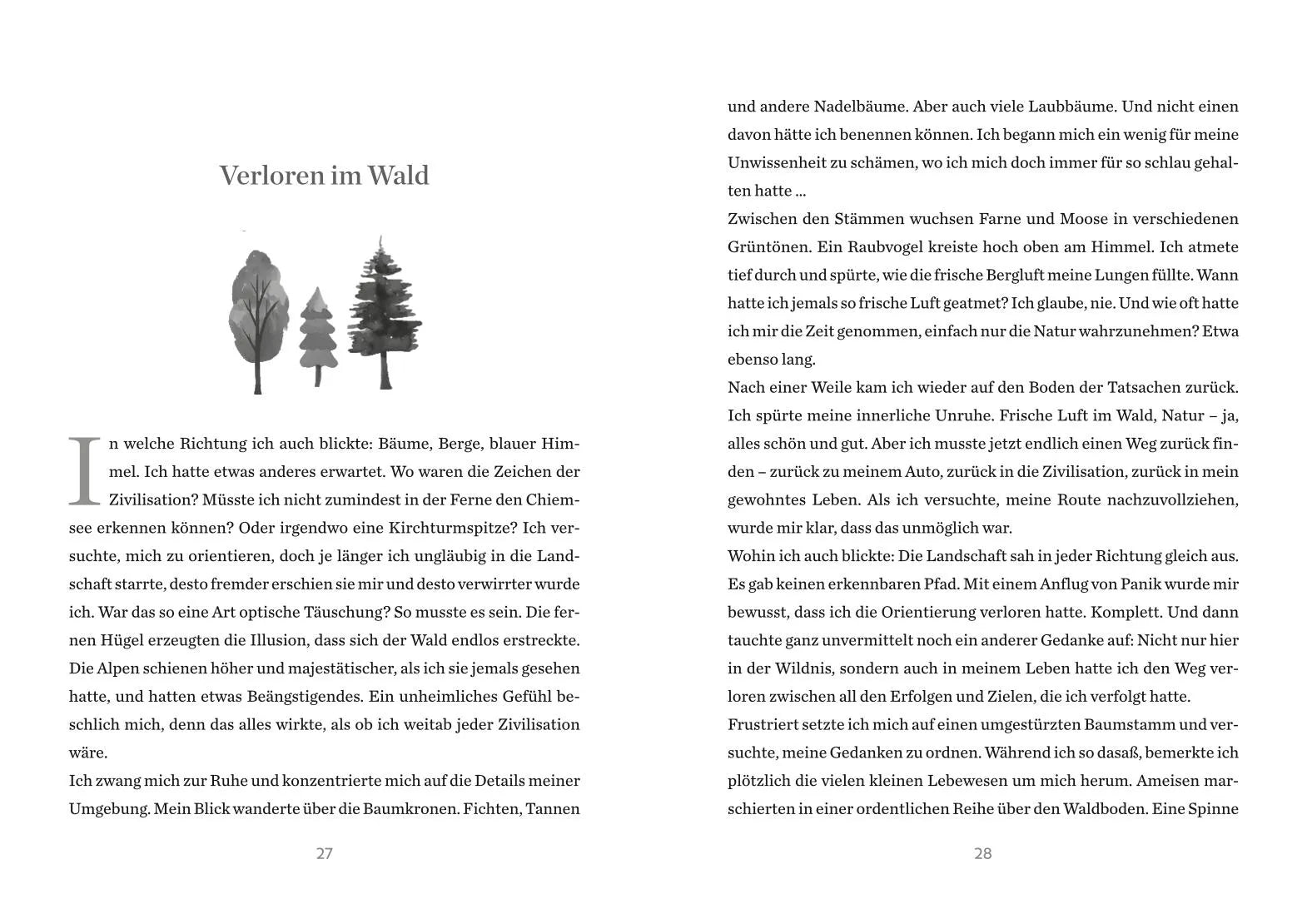 Detailansicht: Die Hütte in der Mitte des Waldes (Paperback)