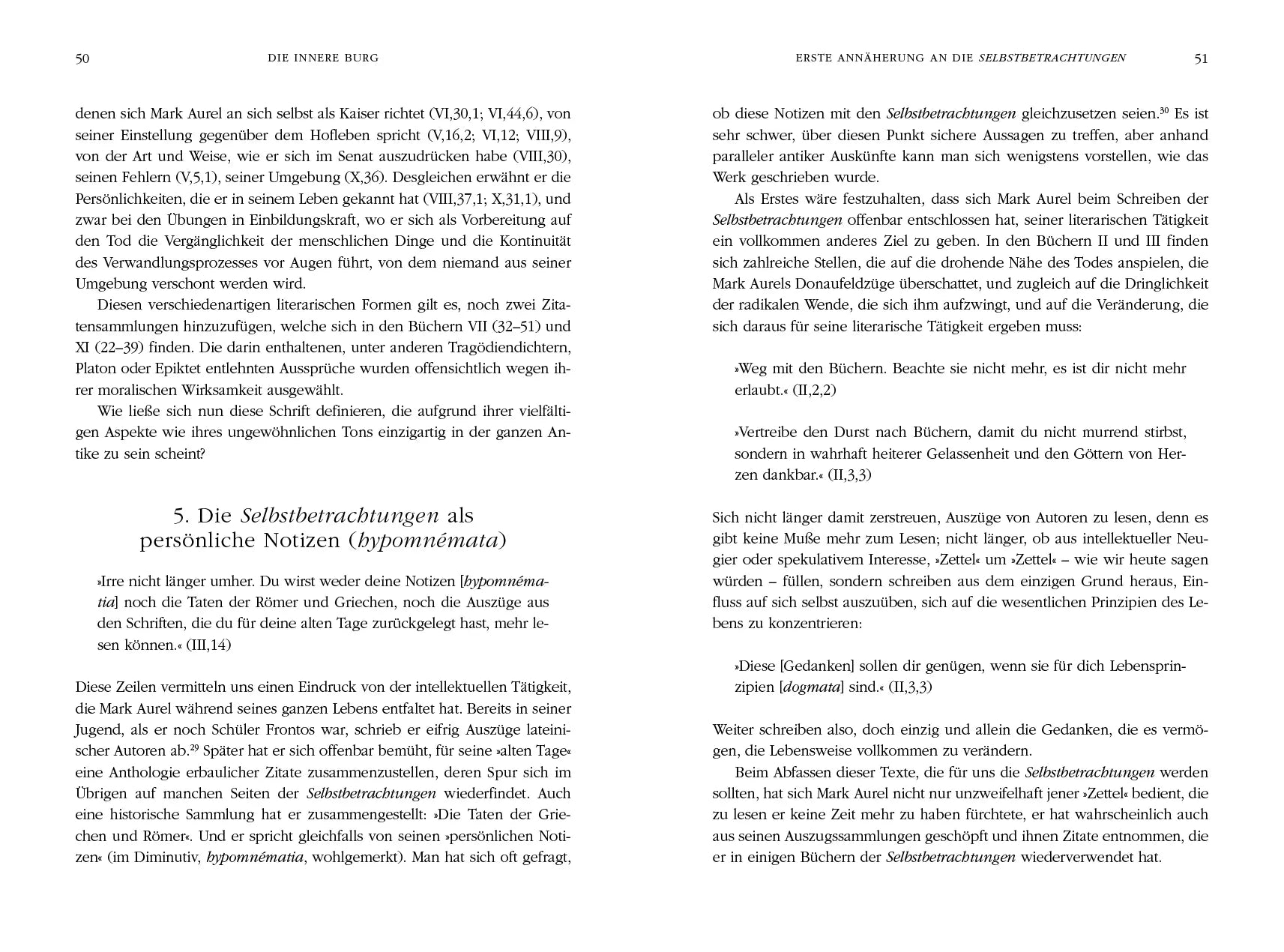 Innenansicht von 'Die innere Burg' - Gebundene Ausgabe