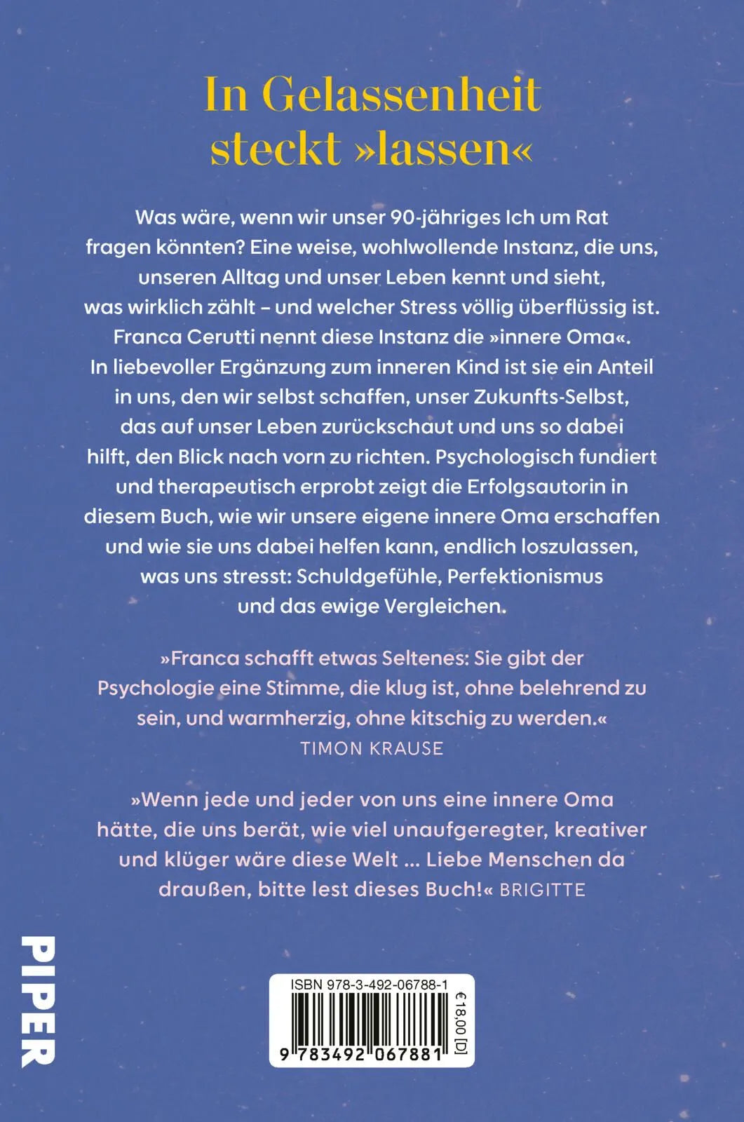 Rückseite: Die innere Oma (Paperback)