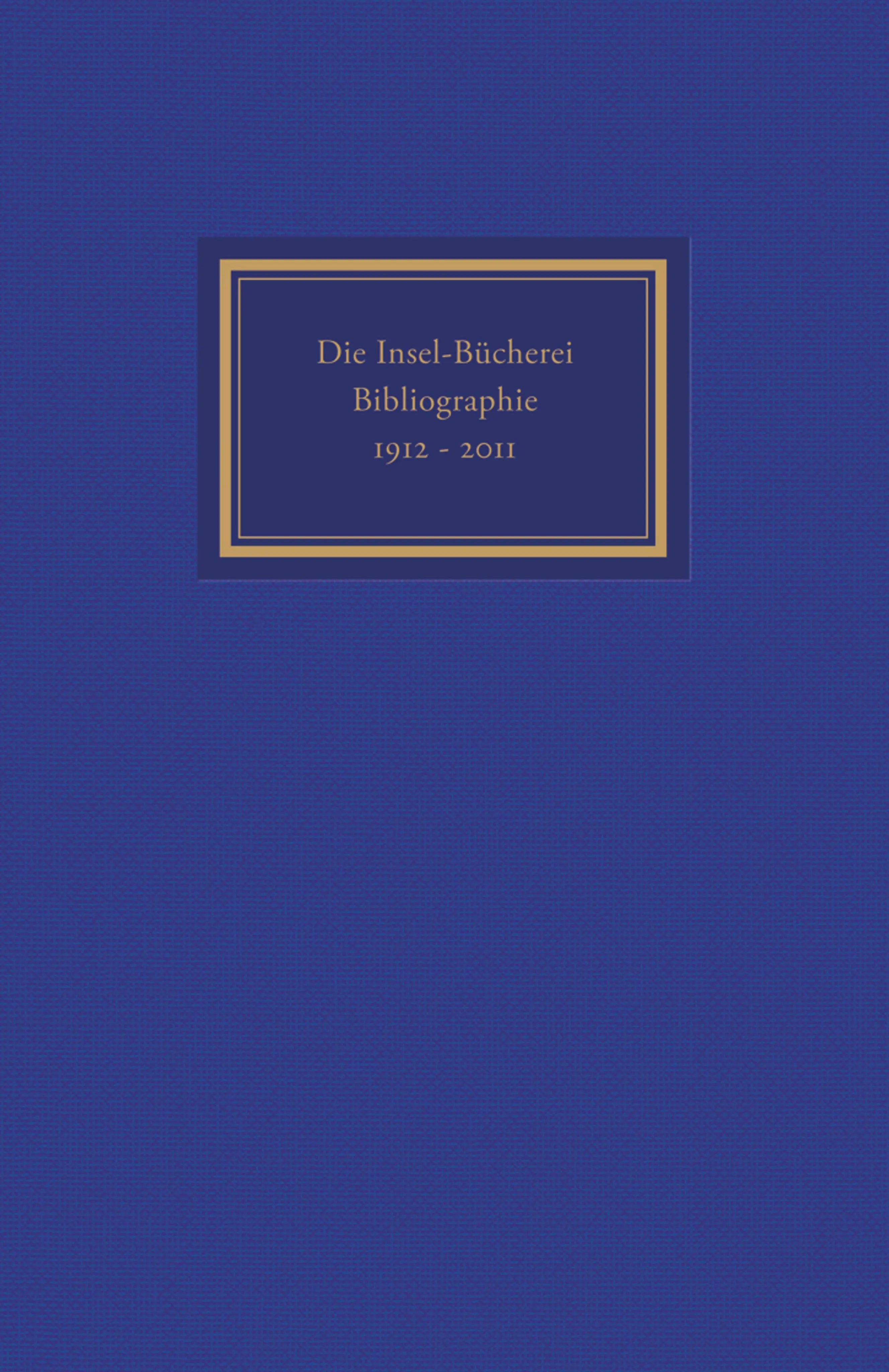 Buchcover von 'Die Insel-Bücherei' - Gebundene Ausgabe von Herbert Kästner
