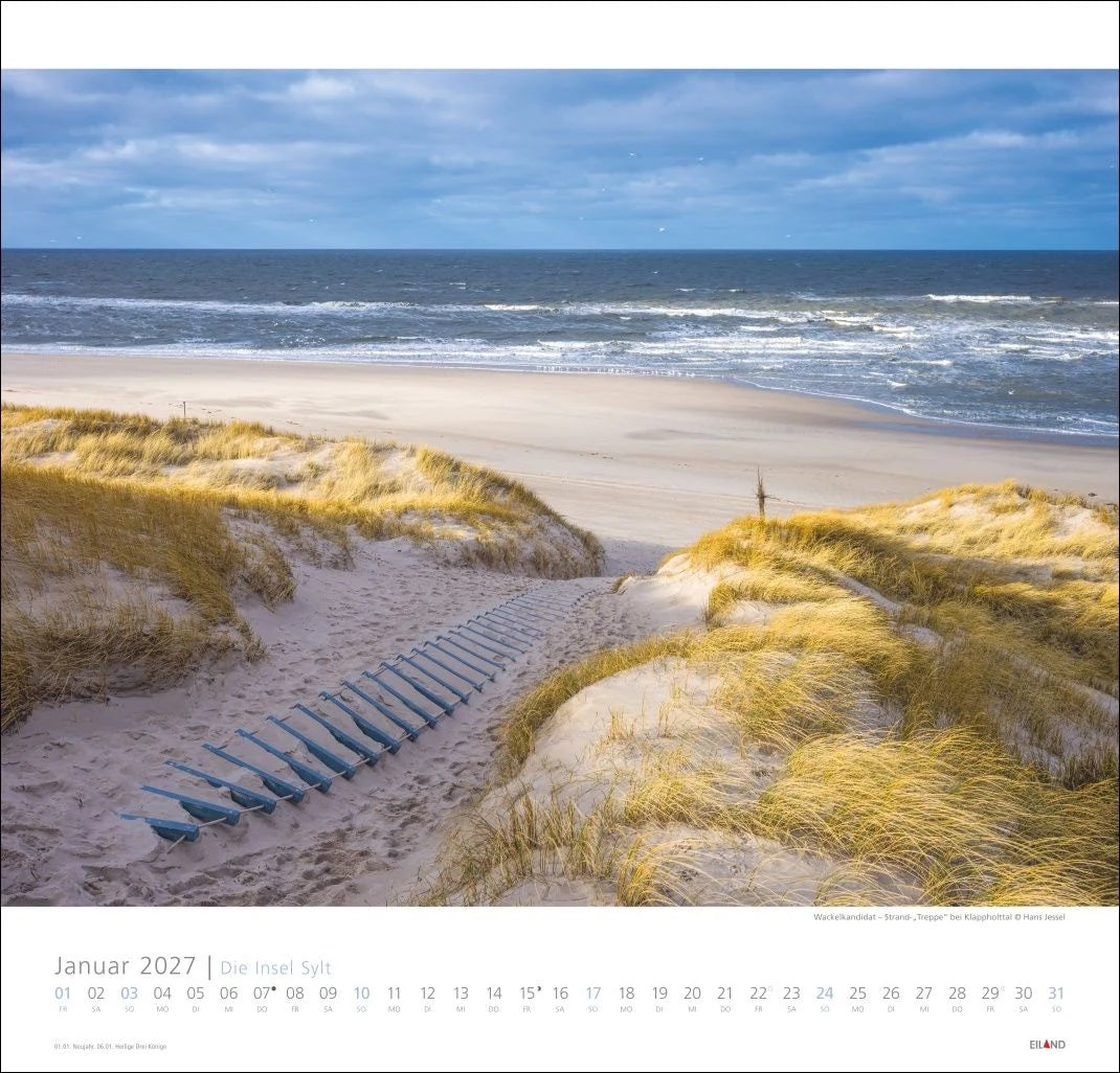 Die Insel Sylt Edition Kalender 2027 - Hans Jessel – Ansicht