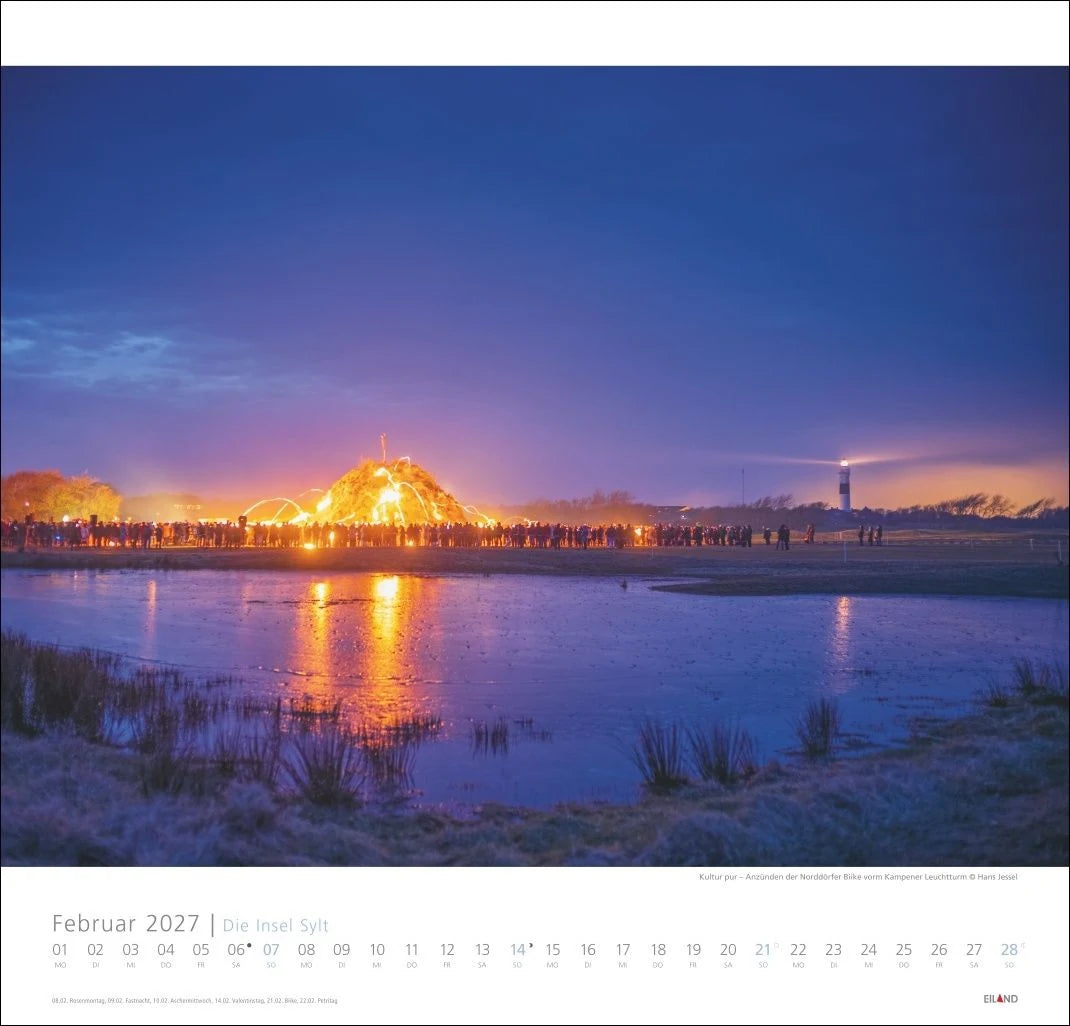 Die Insel Sylt Edition Kalender 2027 - Hans Jessel – Ansicht
