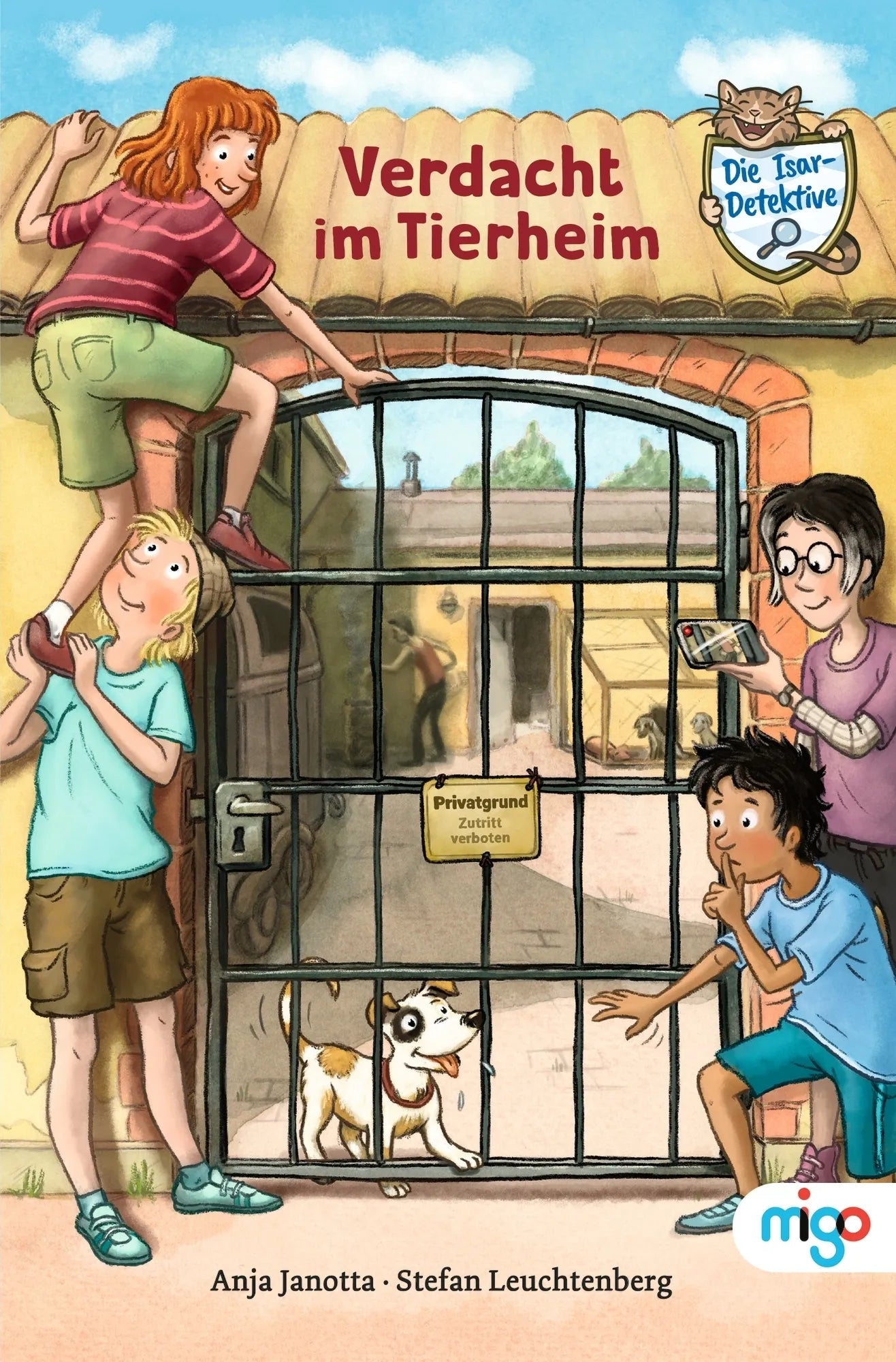 Buchcover von 'Die Isar-Detektive 2. Verdacht im Tierheim' - Taschenbuch von Anja Janotta