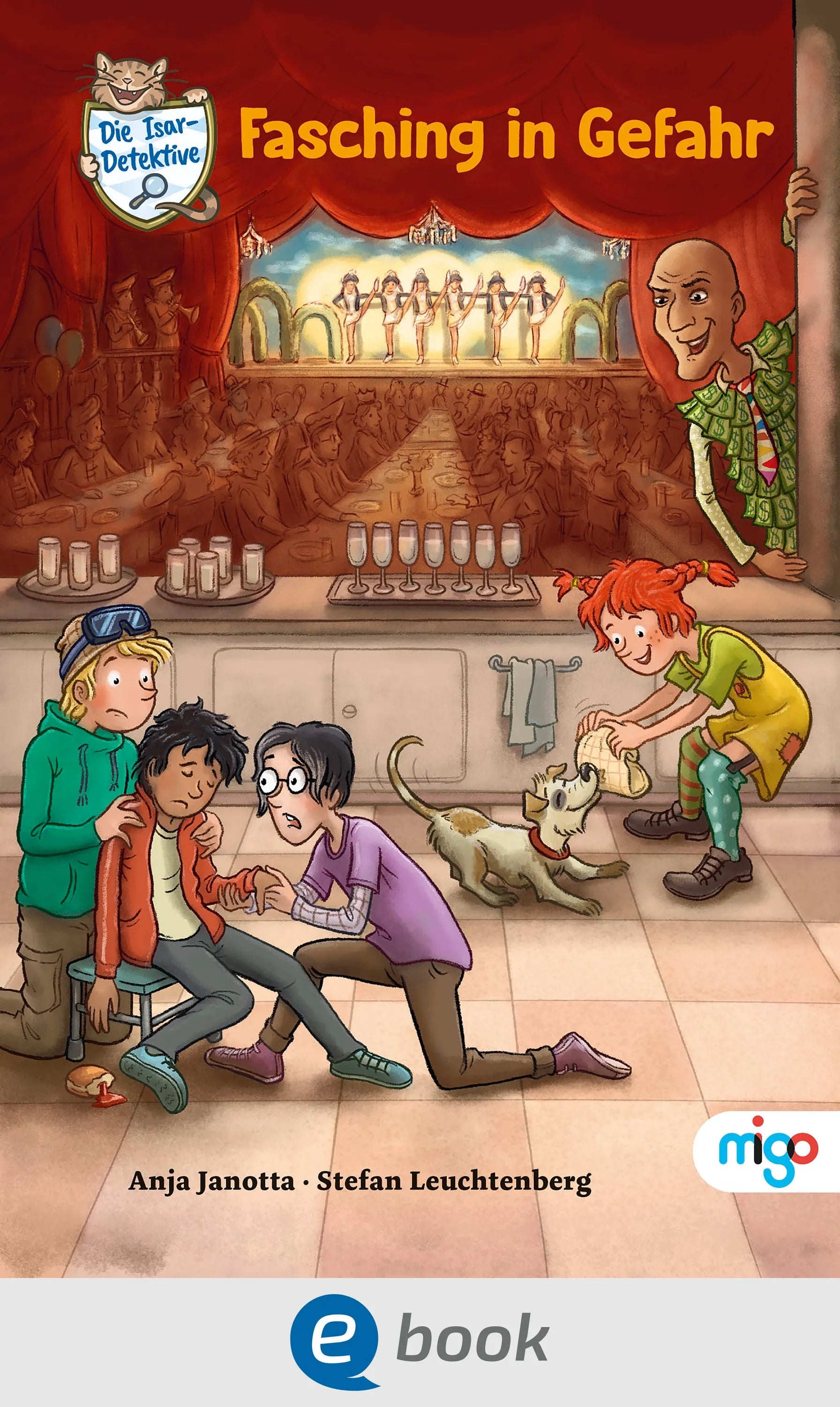Cover: Die Isar-Detektive 4. Fasching in Gefahr (E-Book) von Anja Janotta