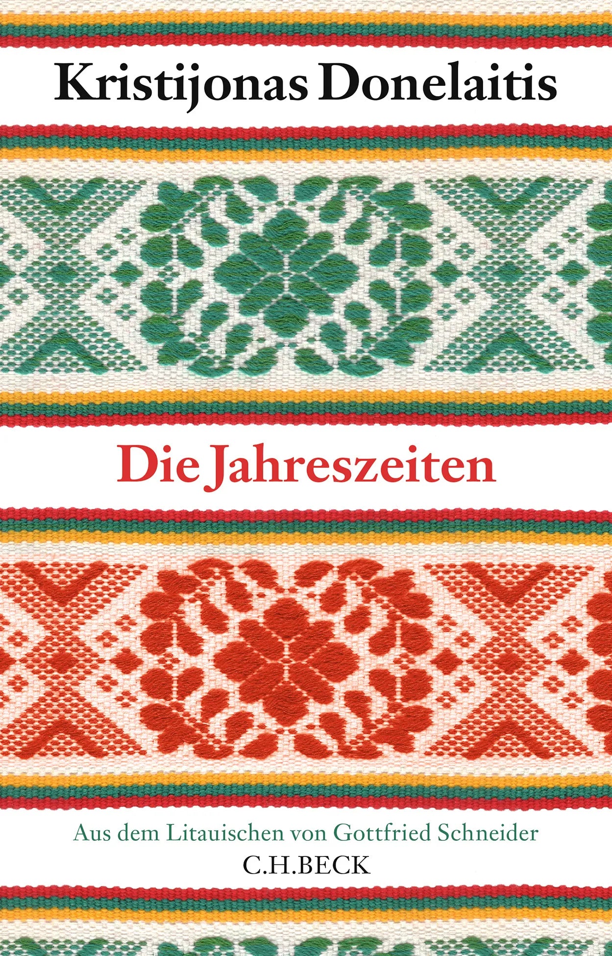 Buchcover von 'Die Jahreszeiten' - Taschenbuch von Kristijonas Donelaitis