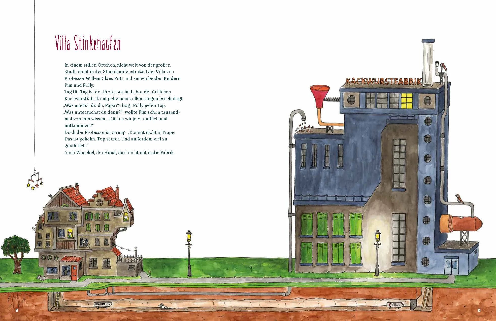 Detailansicht: Die Kackwurstfabrik (Hardcover)