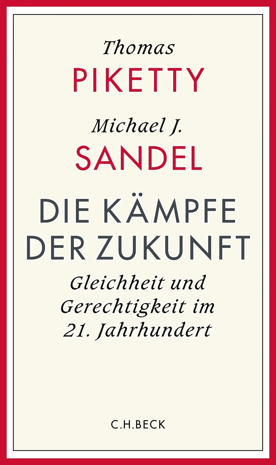 Buchcover von 'Die Kämpfe der Zukunft' - Gebundene Ausgabe von Thomas Piketty