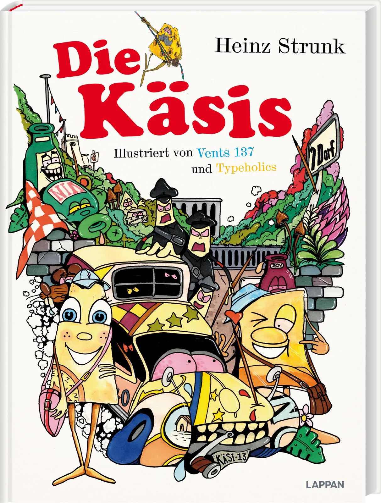 Buchcover von 'Die Käsis' - Gebundene Ausgabe von Heinz Strunk