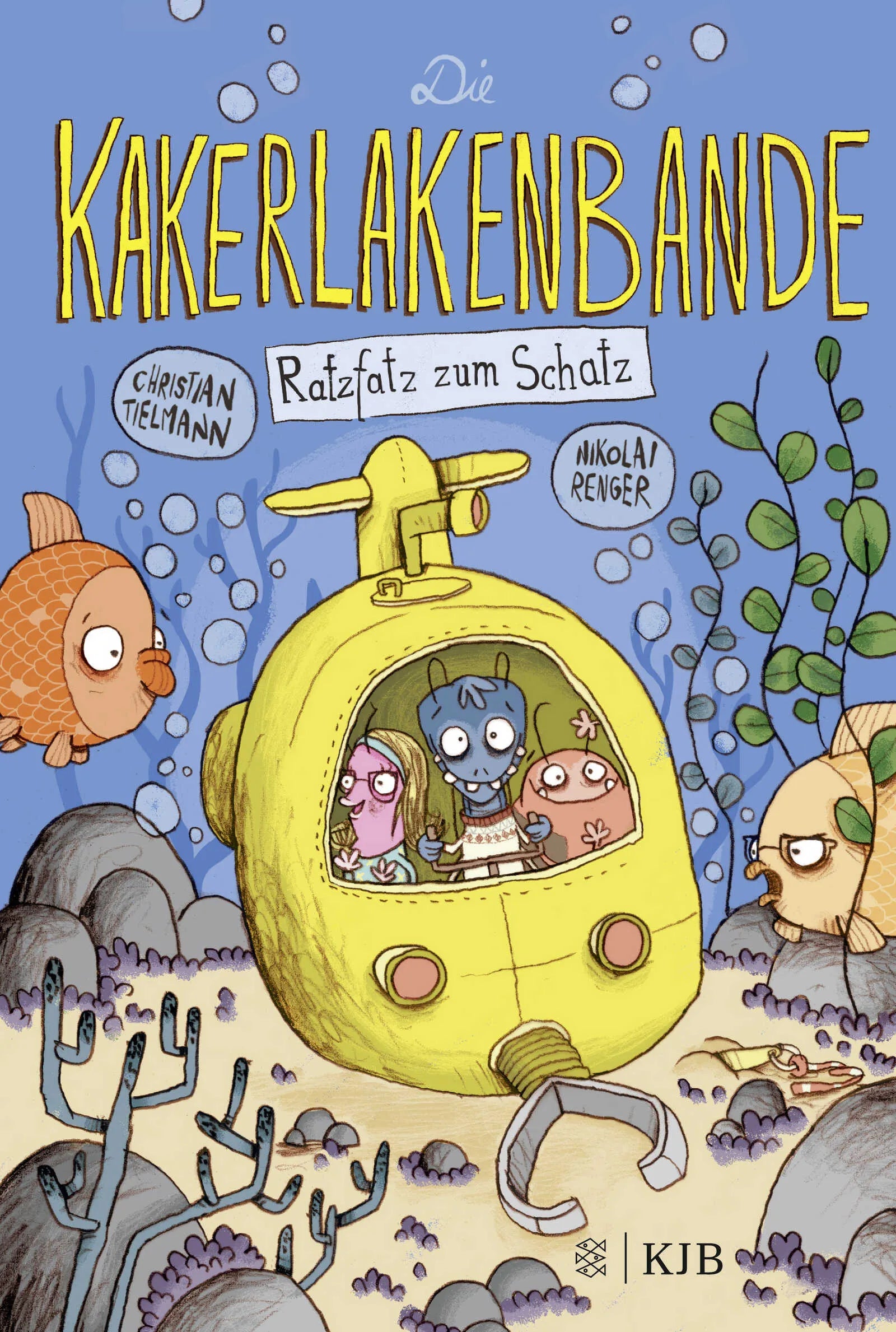 Buchcover von 'Die Kakerlakenbande – Ratzfatz zum Schatz' - Gebundene Ausgabe von Christian Tielmann