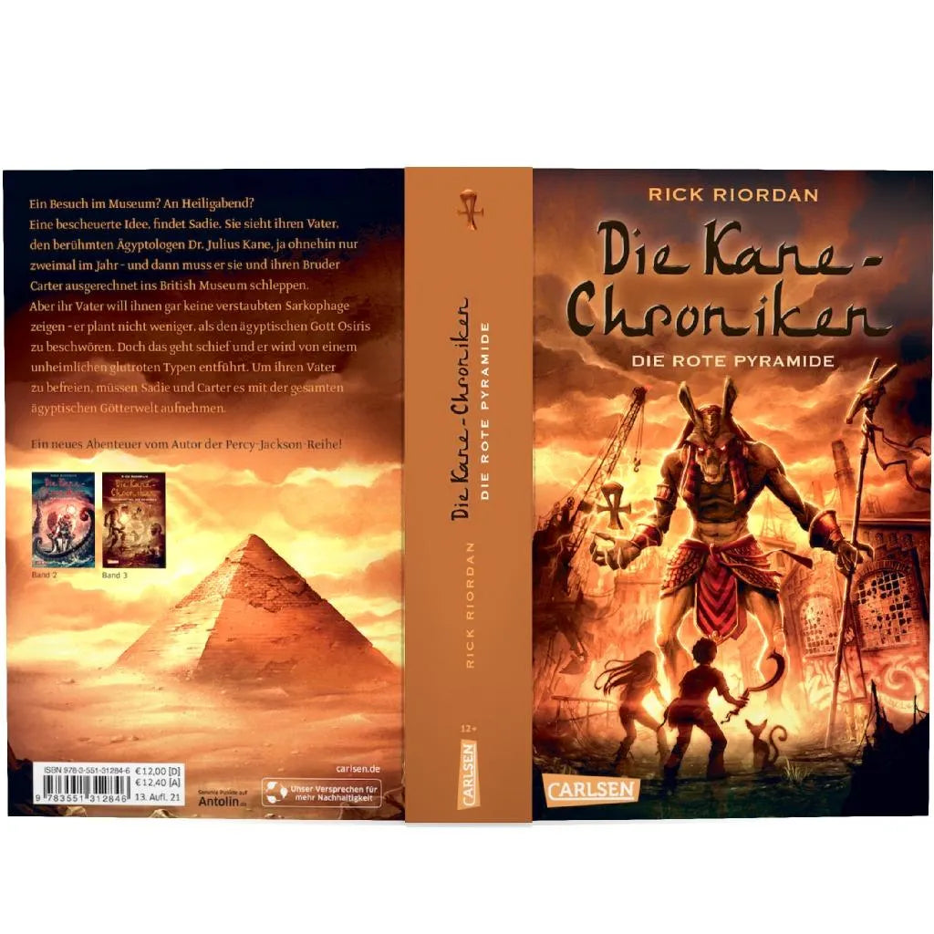 Produktansicht: Die Kane-Chroniken 1: Die rote Pyramide (Taschenbuch)