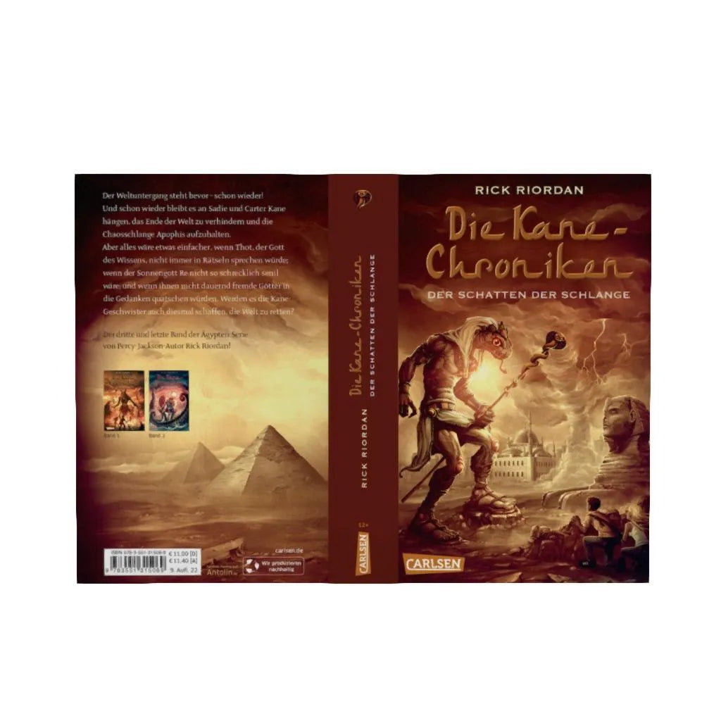 Produktansicht: Die Kane-Chroniken 3: Der Schatten der Schlange (Taschenbuch)